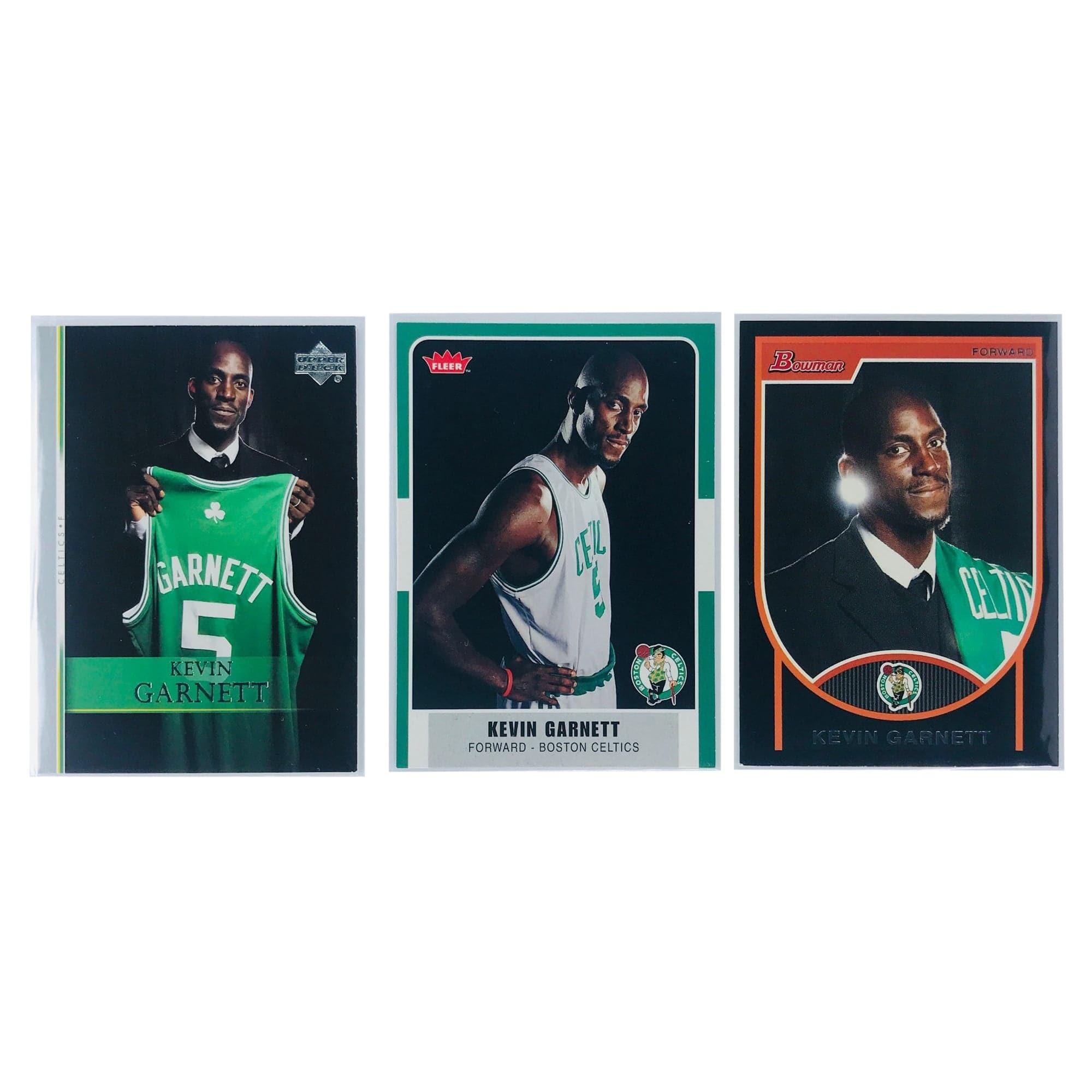 Kevin Garnett Boston Celtics NBA 3 Card Set