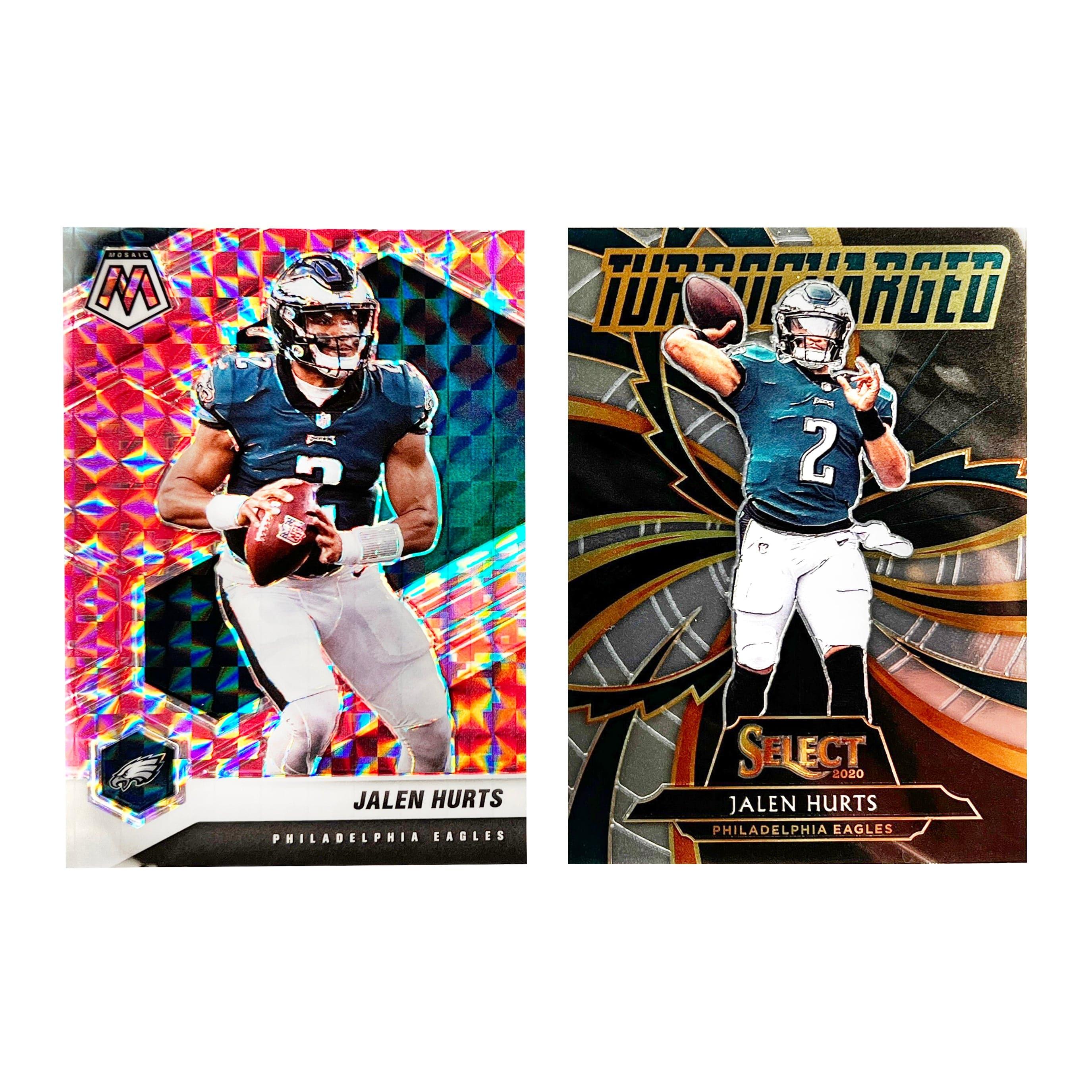 Jalen Hurts Philadelphia Eagles Panini NFL 20-21 Mosaic/Select 2 Card Set