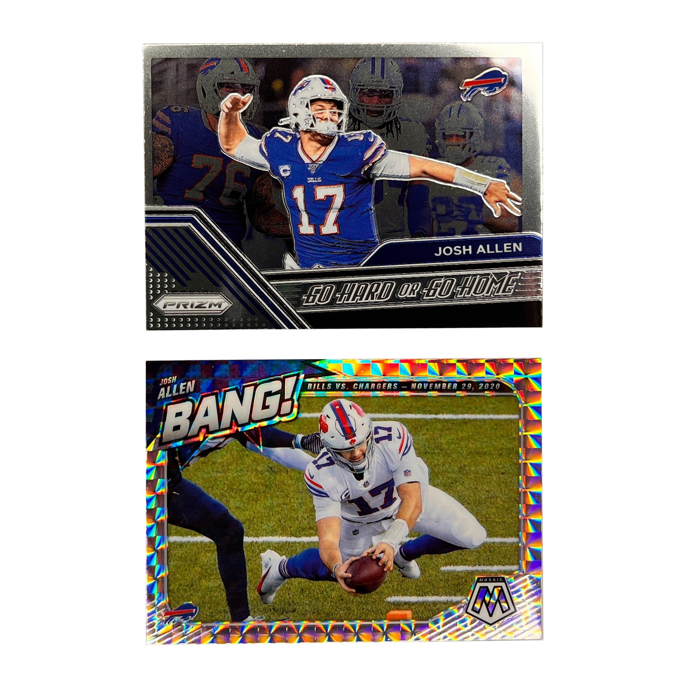 Josh Allen Buffalo Bills Panini NFL 21-22 Mosaic/Prizm Insert 2 Card Set