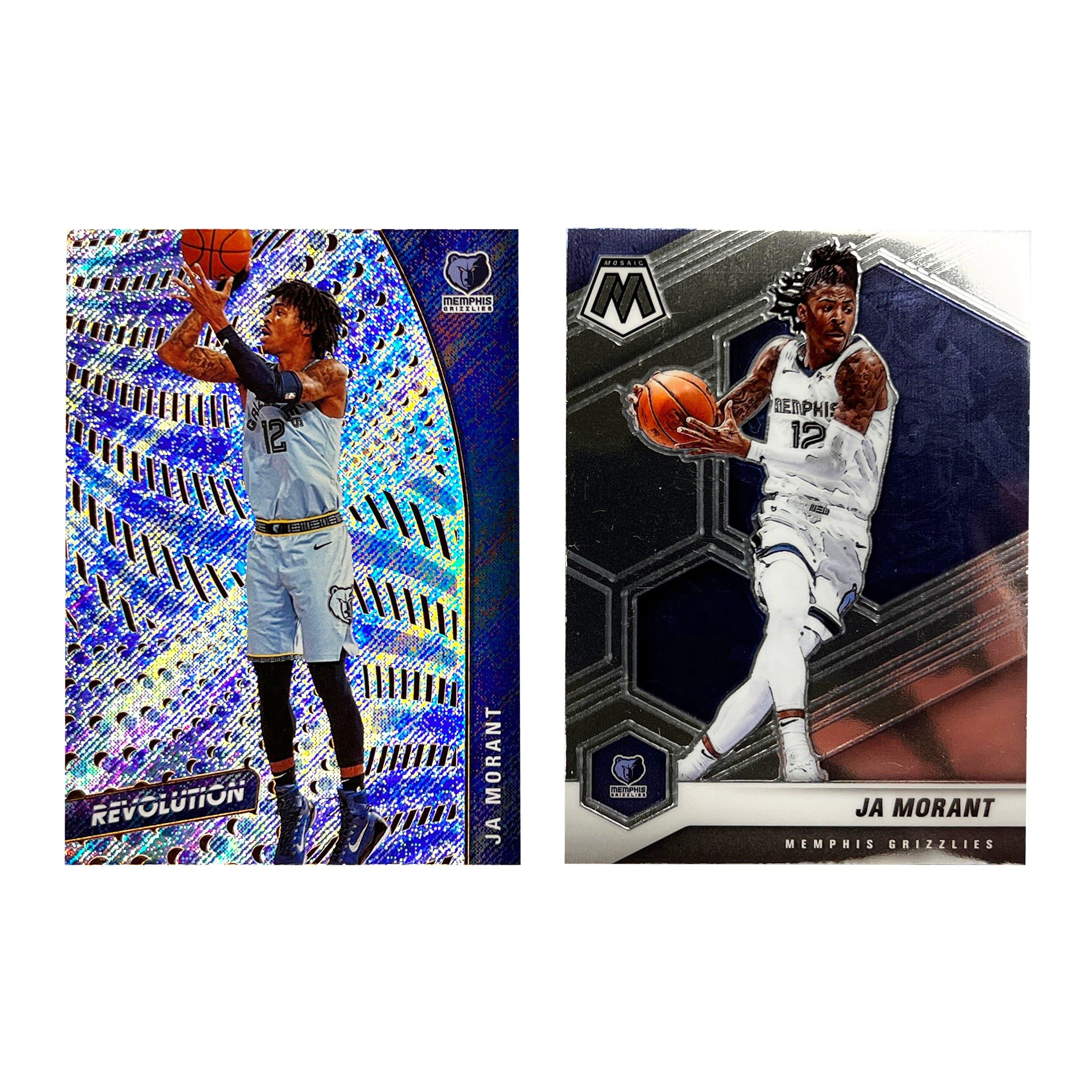 Ja Morant Memphis Grizzlies Panini NBA Revolution/Mosaic 20-21 Base 2 Card Set