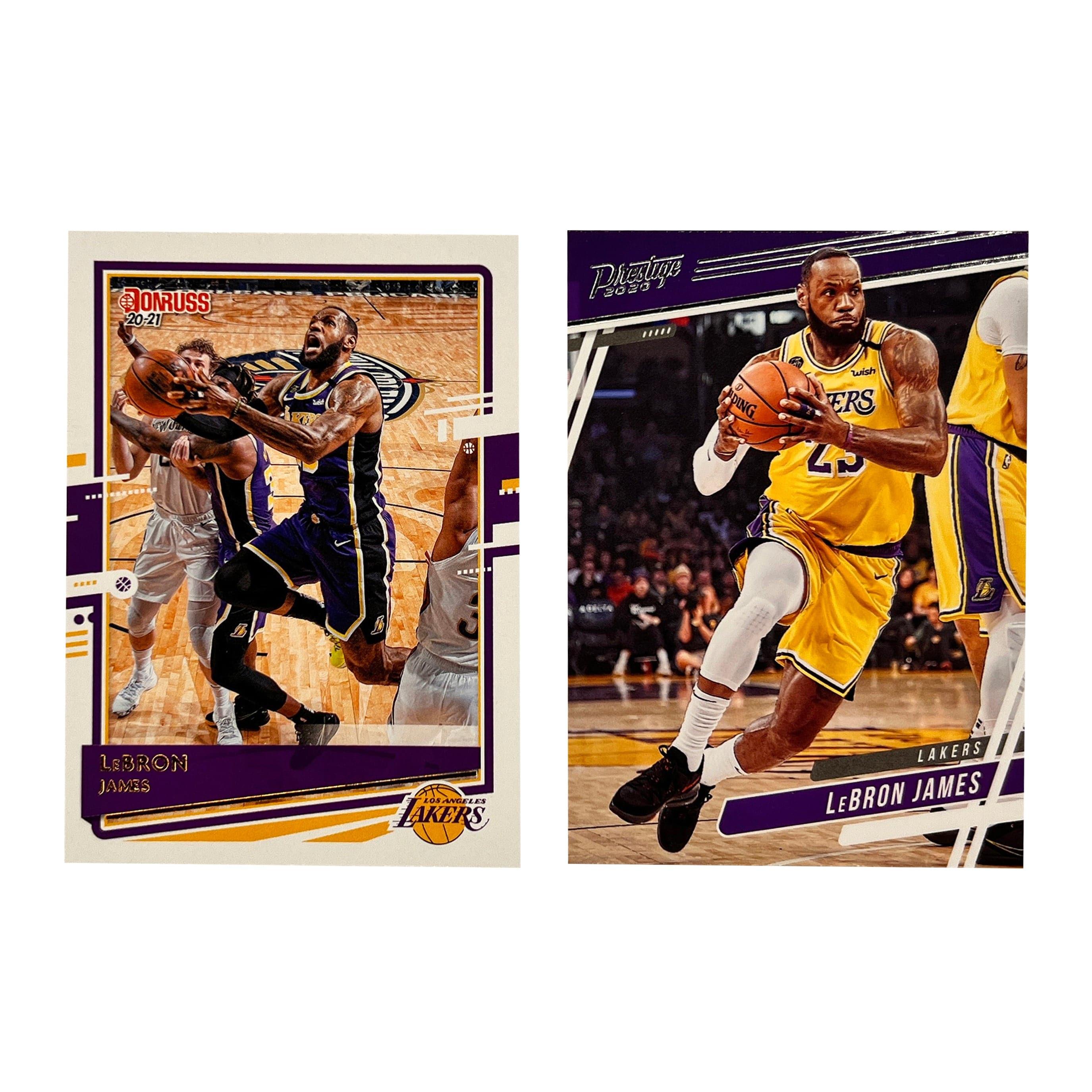 LeBron James Los Angeles Lakers Panini NBA Prestige/Donruss 19-21 2 Card Set