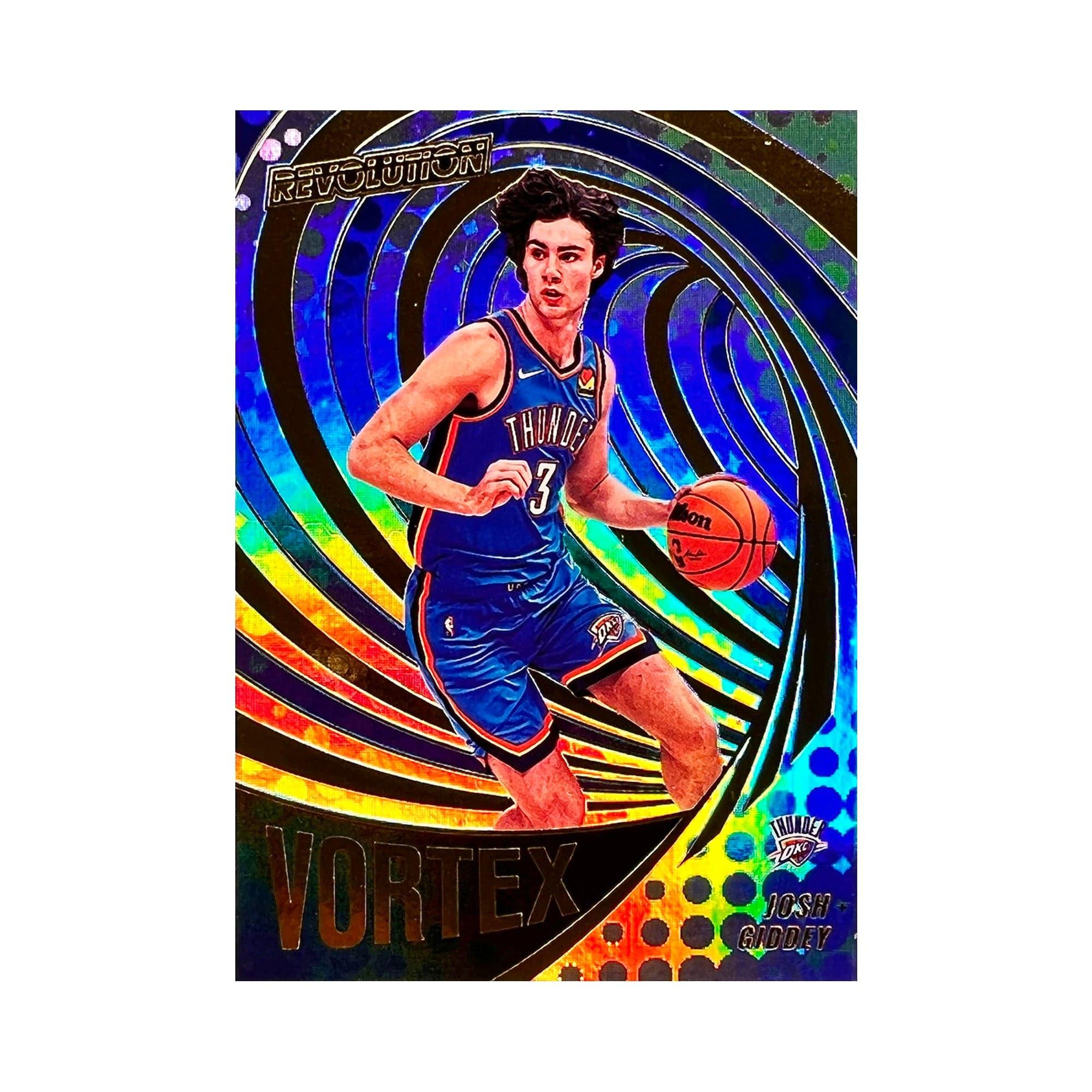 Josh Giddey Oklahoma City Thunder Panini NBA 21-22 Vortex Rookie Insert Card