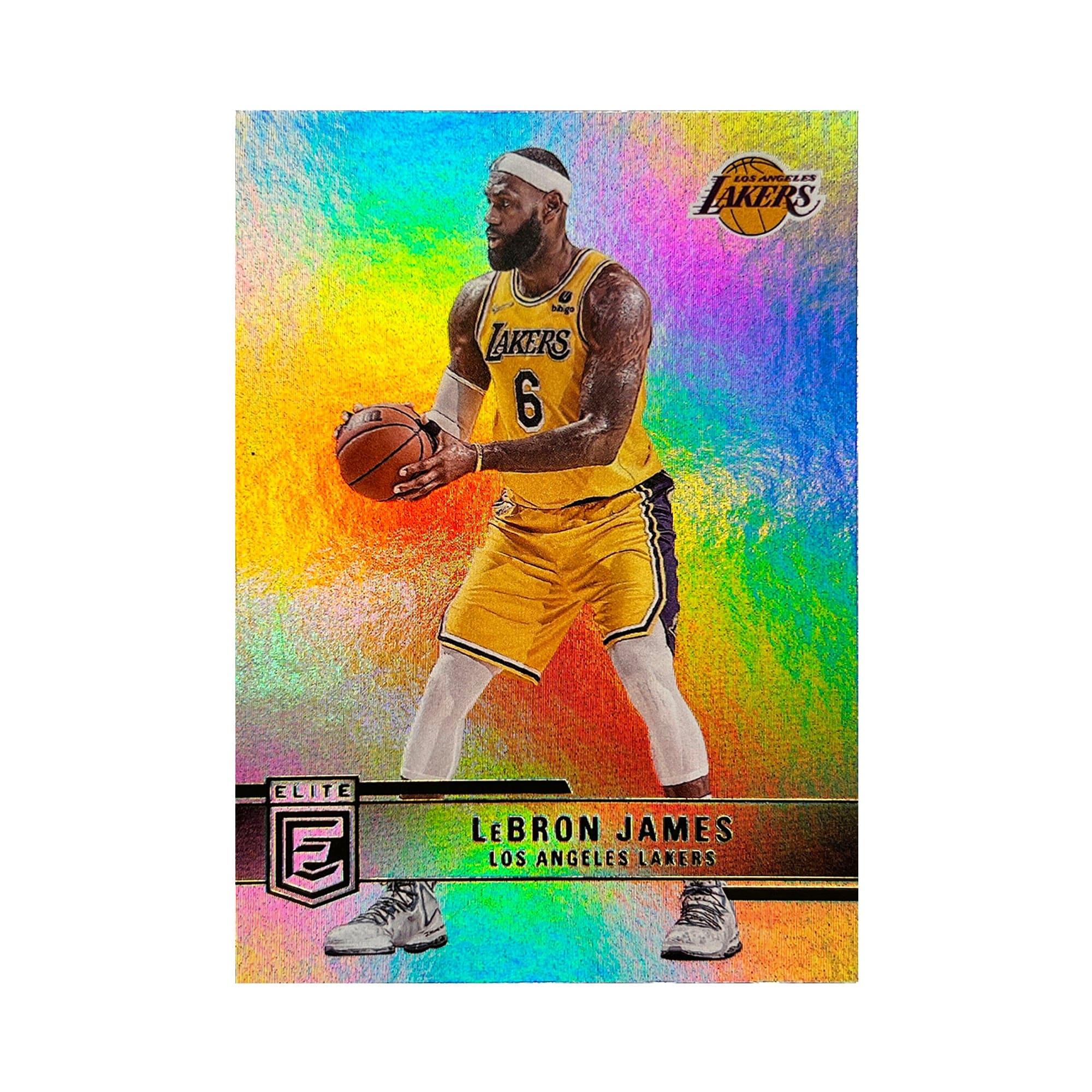 LeBron James Los Angeles Lakers Panini NBA 21-22 Donruss Elite Base #2 Card