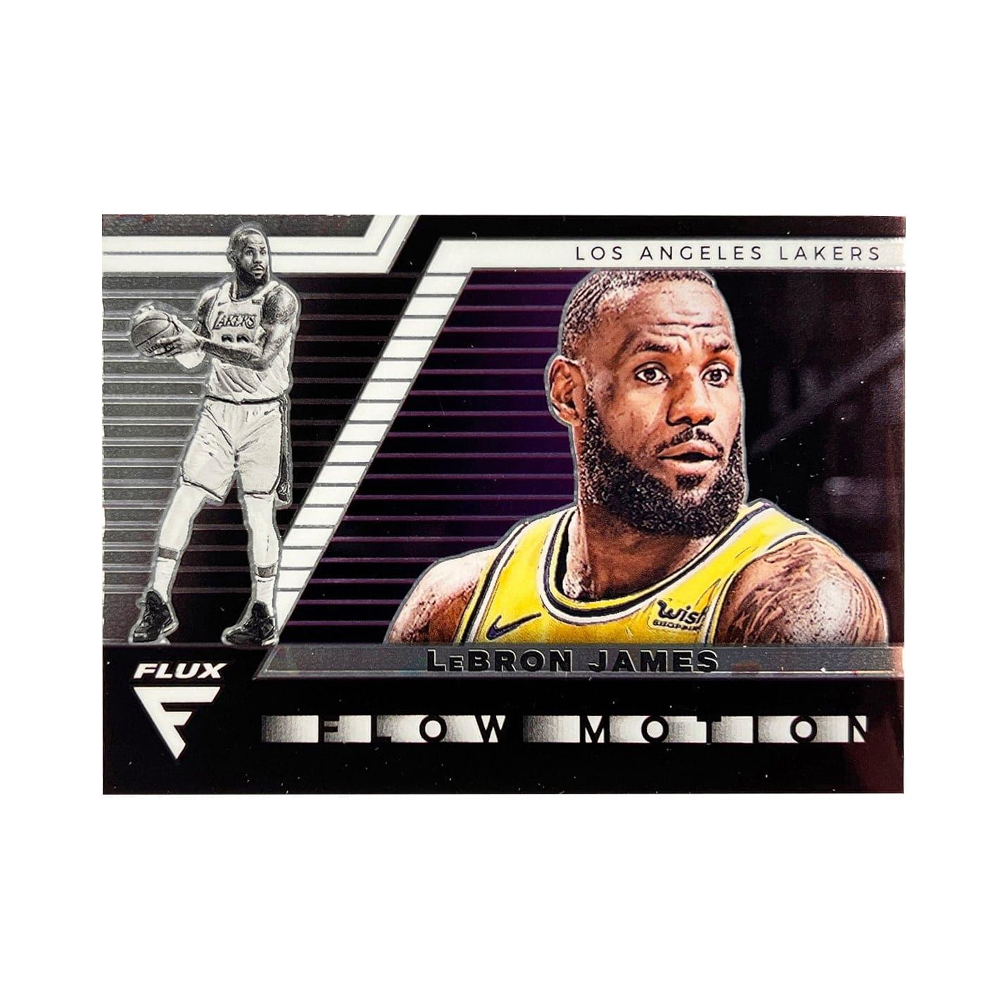 LeBron James Los Angeles Lakers Panini NBA 21-22 Flux Flow Motion Card