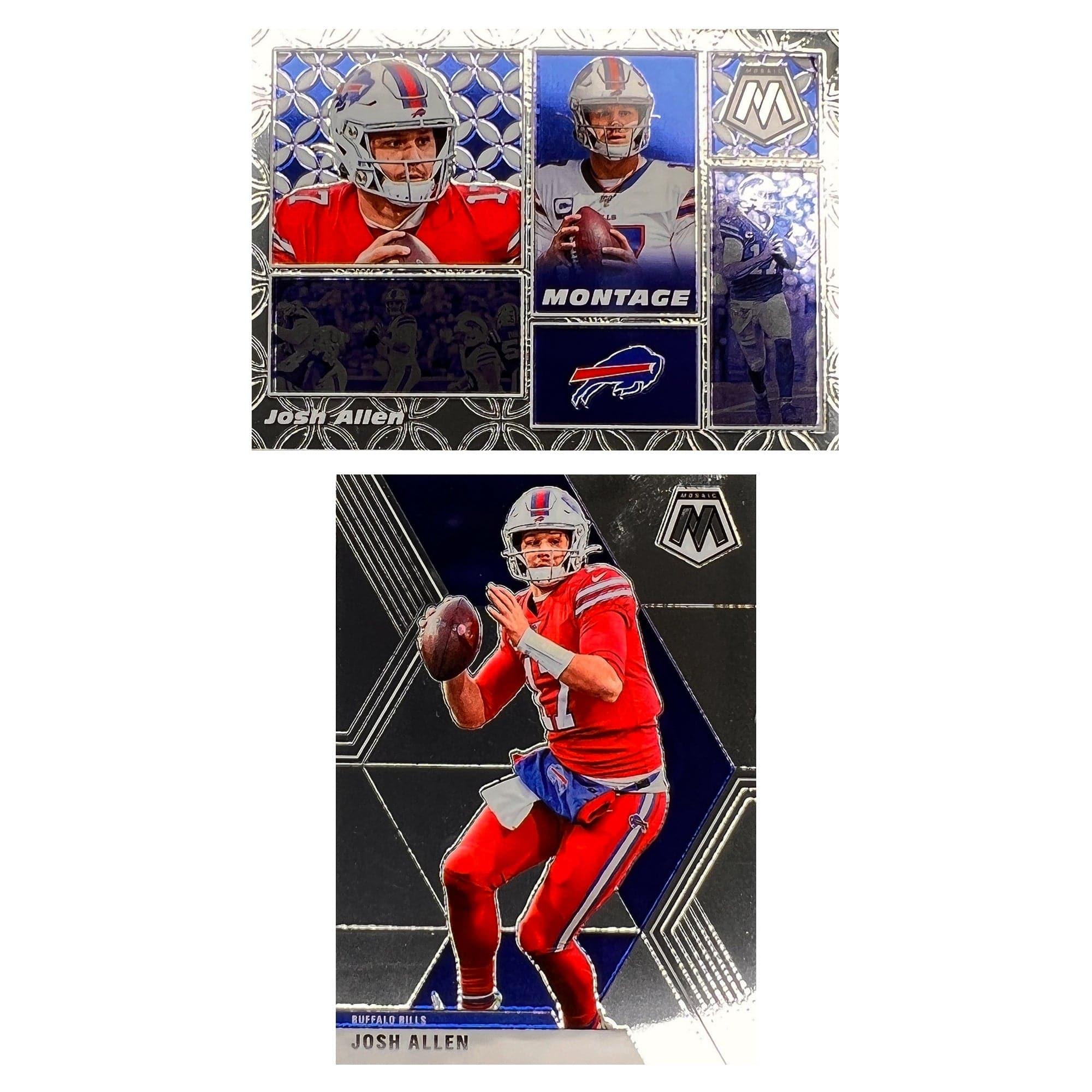 Josh Allen Buffalo Bills Panini NFL 2020 Mosaic 2 Card Set