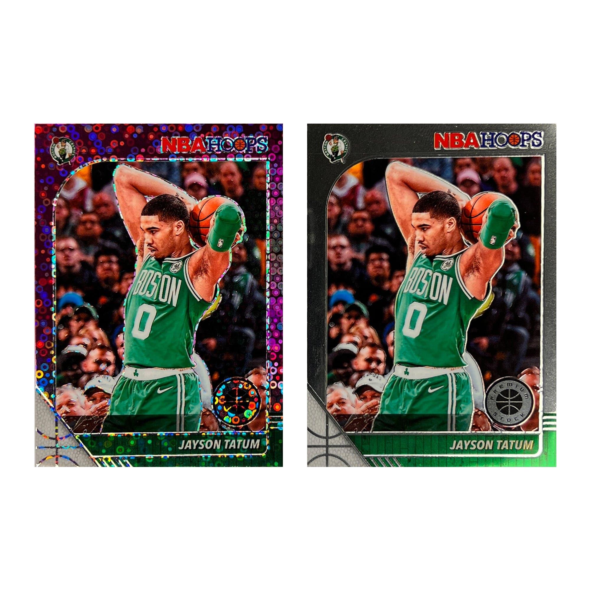 Jayson Tatum Boston Celtics Panini NBA 19-20 Hoops Premium 2 Card Set