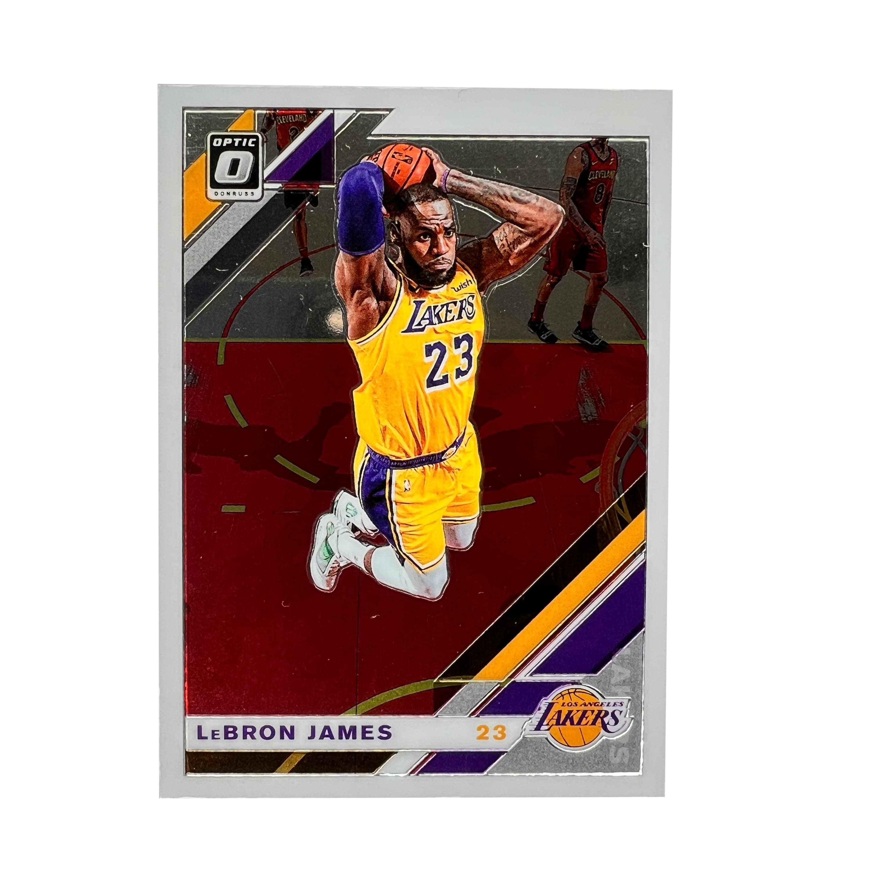 LeBron James Los Angeles Lakers Panini NBA 19-20 Optic Base Card