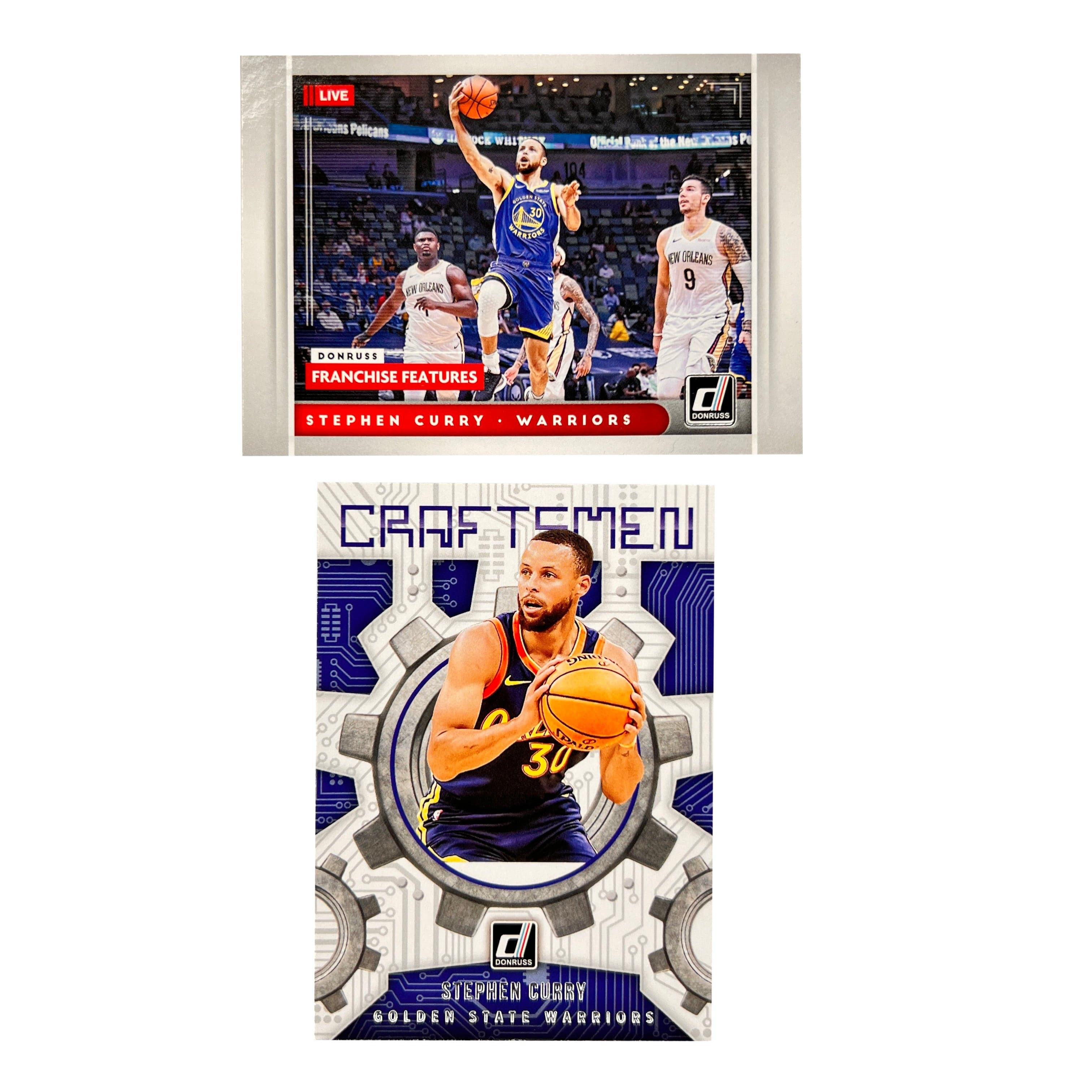 Steph Curry Golden State Warriors Panini NBA 21-22 Insert 2 Card Set