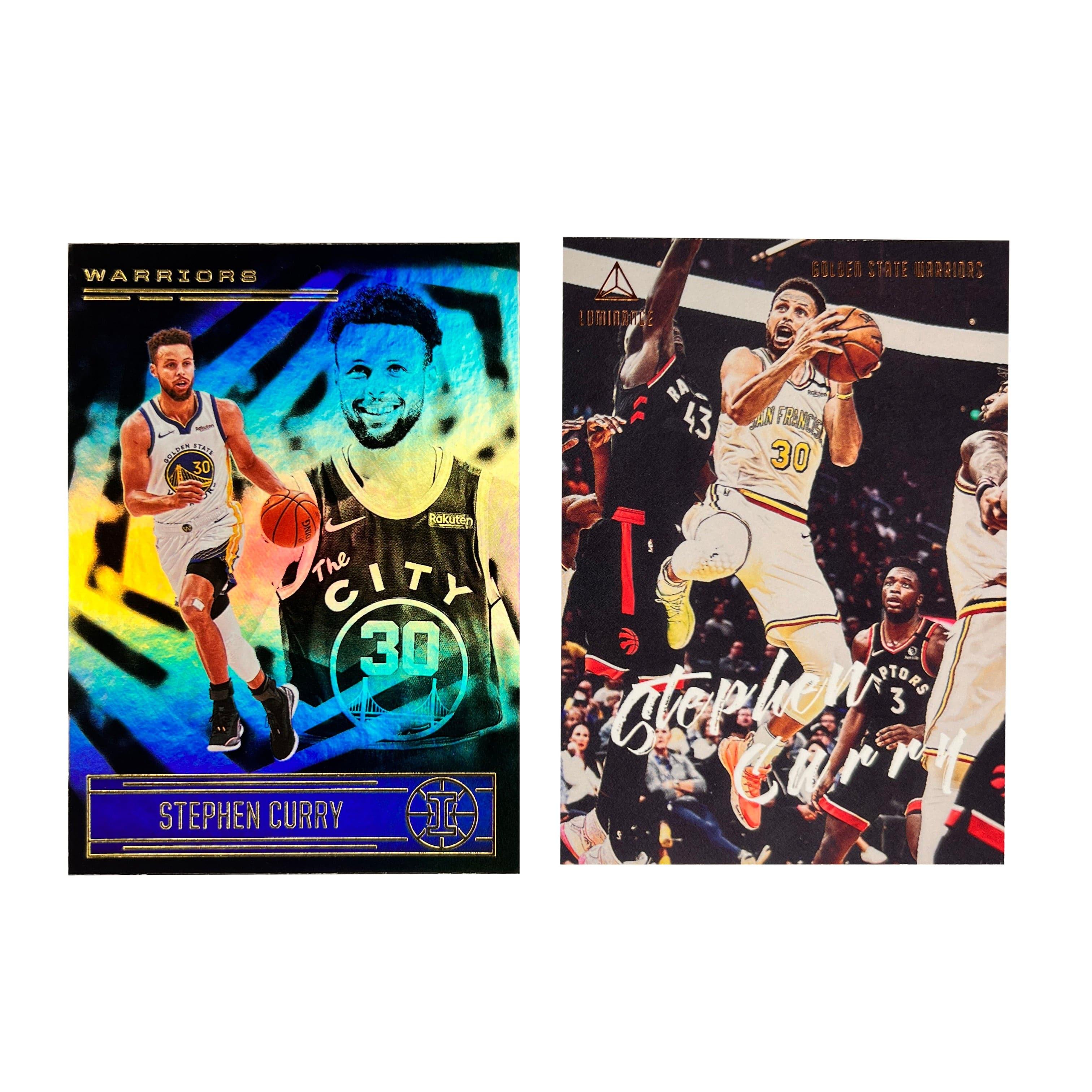 Steph Curry Golden State Warriors Panini NBA 19-21 Base 2 Card Set