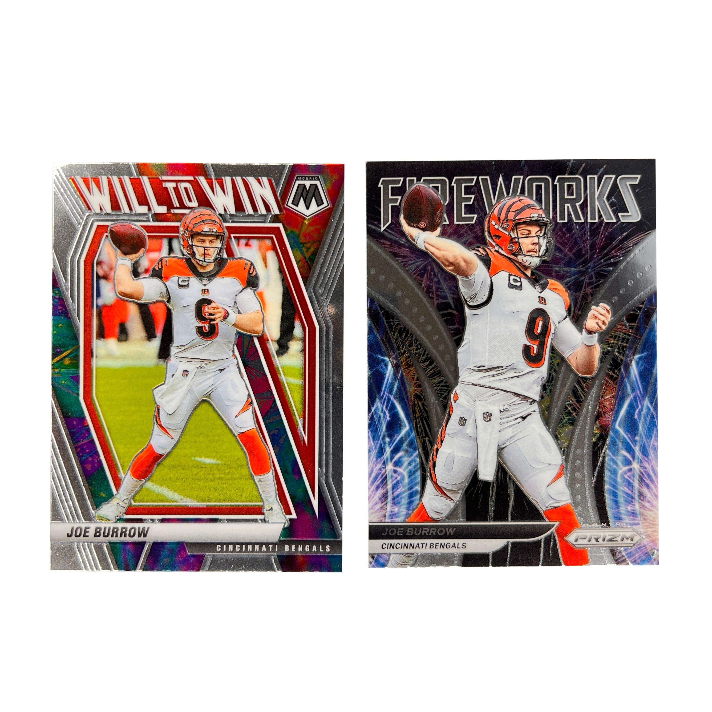 Joe Burrow Cincinnati Bengals Panini NFL 21 Prizm Insert 2 Card Set