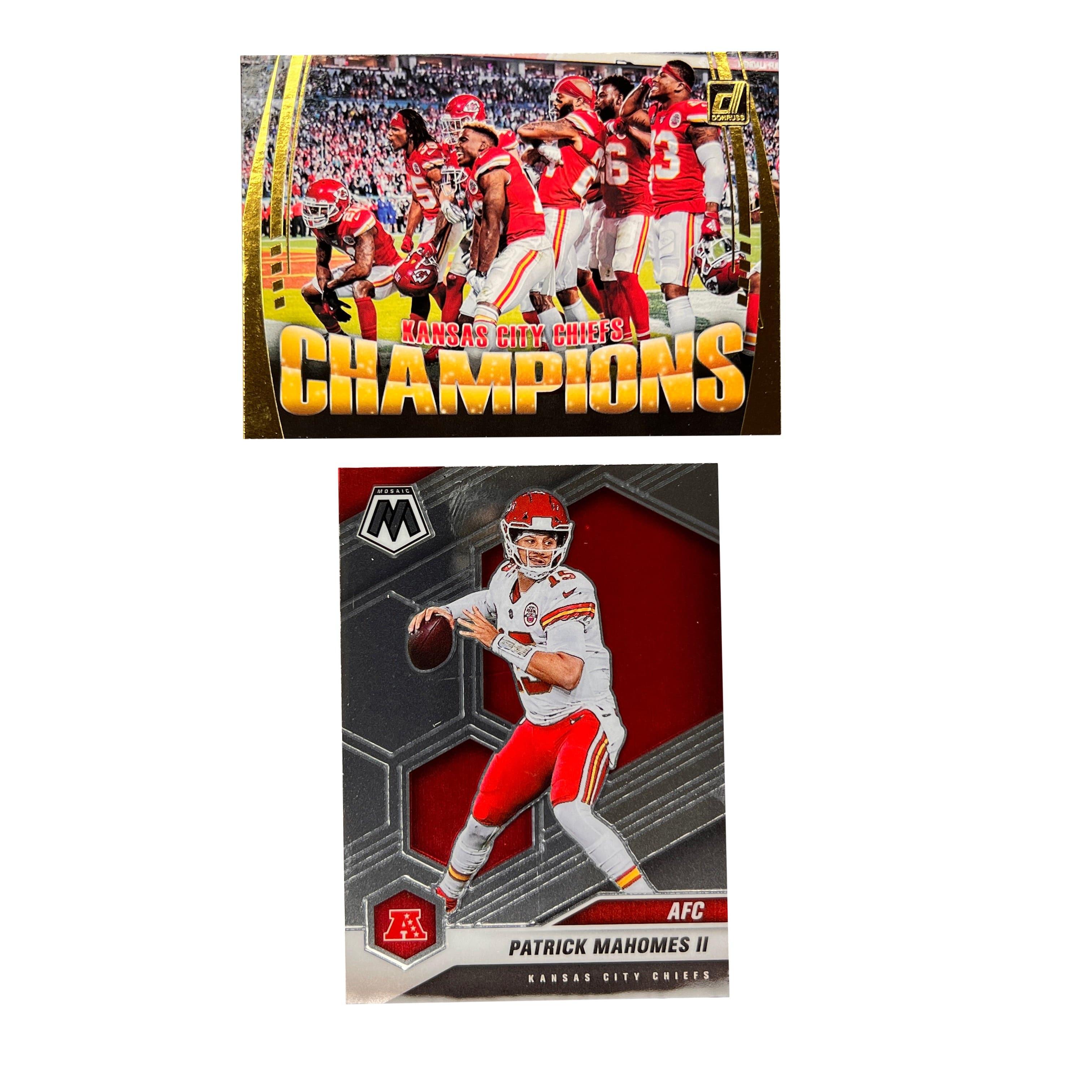 Kansas City Chiefs Panini NFL 21 Mahomes/Champions 2 Card Set