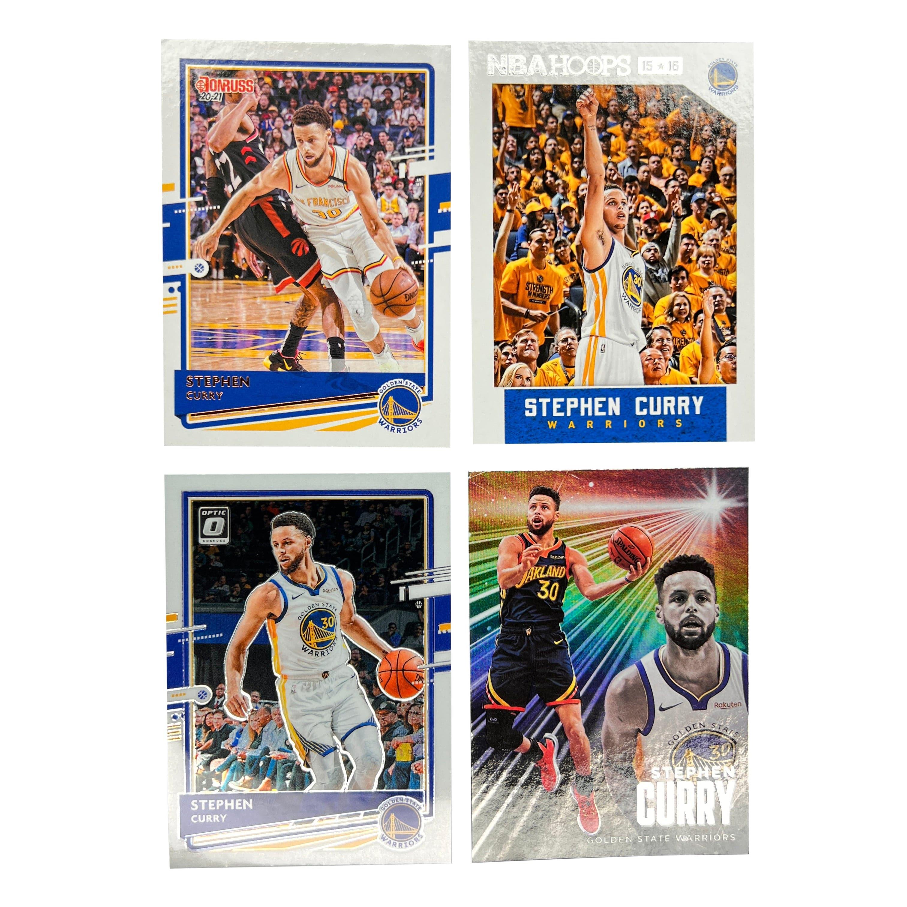 Steph Curry Golden State Warriors Panini NBA 15-21 4 Base Card Set