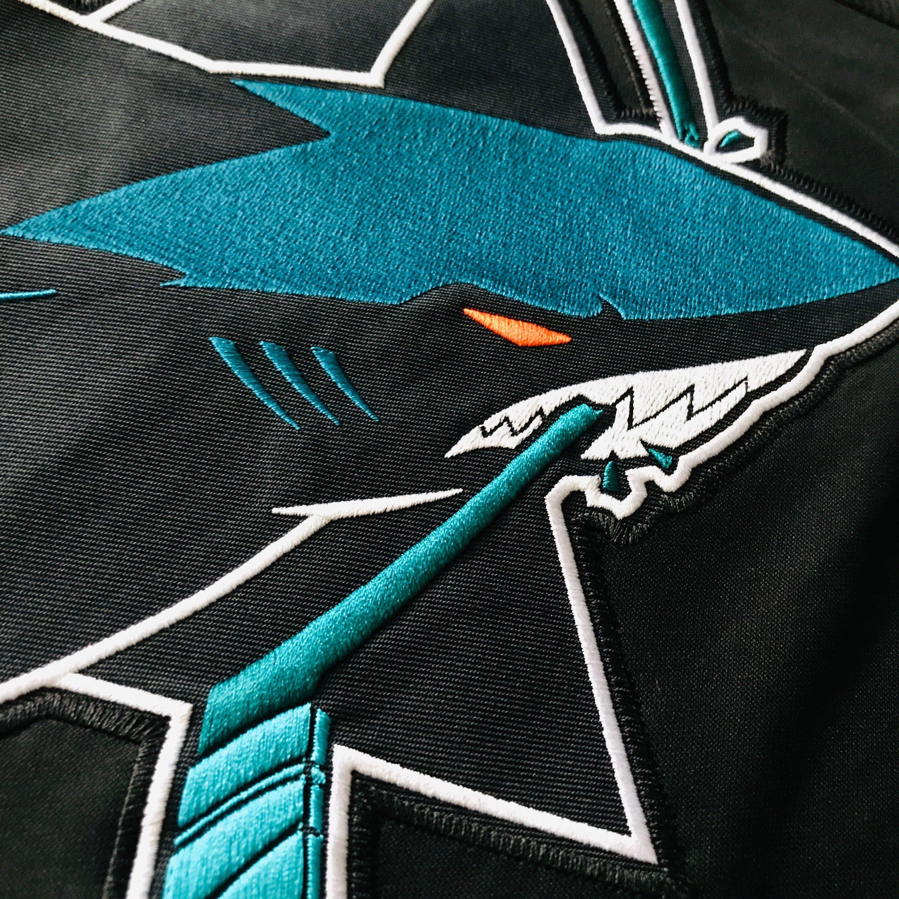 San Jose Sharks Majestic NHL Fan Replica Jersey - Black