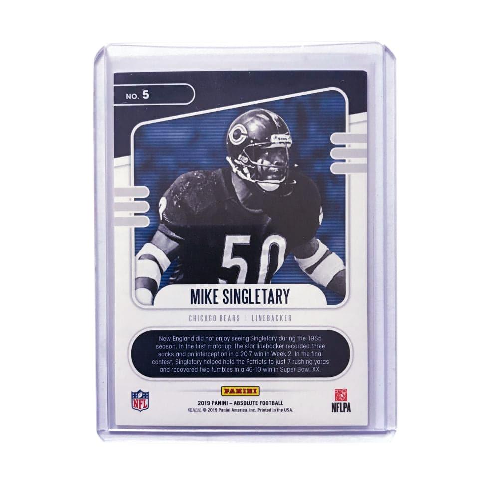 Mike Singletary Chicago Bears 2019 Panini Absolute NFL Gridiron Force 15/25 Card