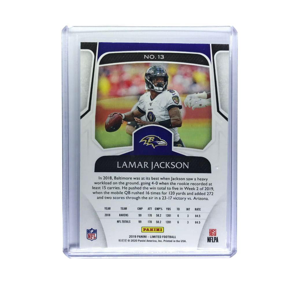 Lamar Jackson Baltimore Ravens 2019 Panini Limited NFL Base Card