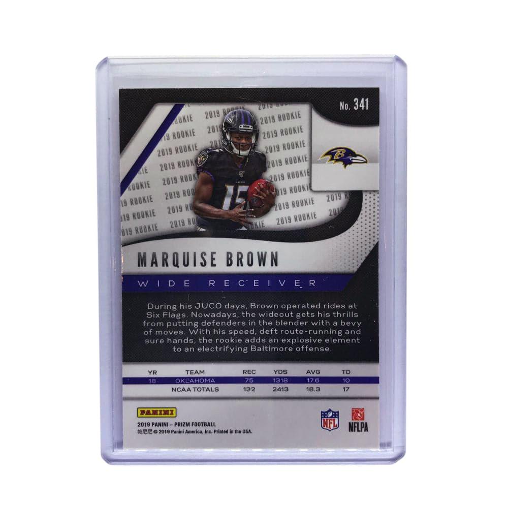 Marquise Brown Baltimore Ravens 2019 Panini Prizm NFL Base Rookie Card