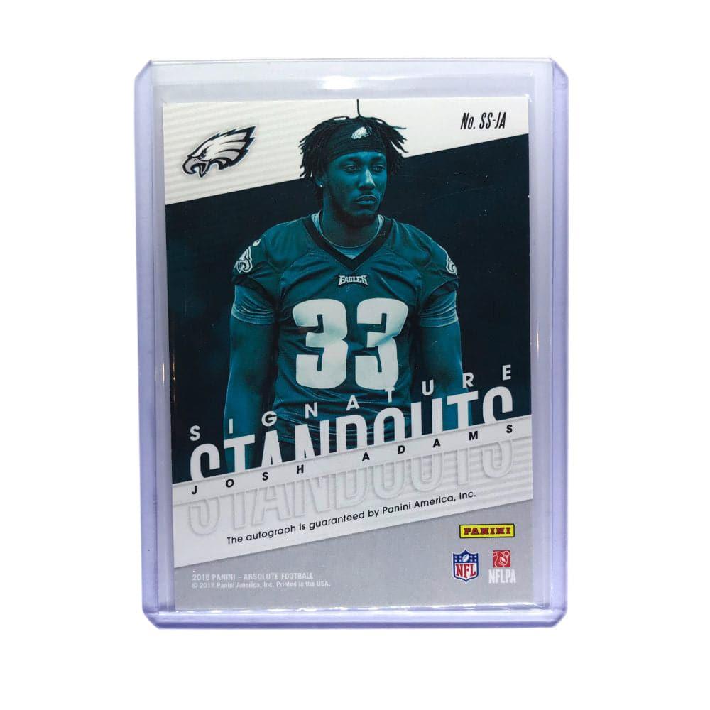 Josh Adams Philadelphia Eagles 2018 Panini Absolute NFL Standouts Auto Rookie Card