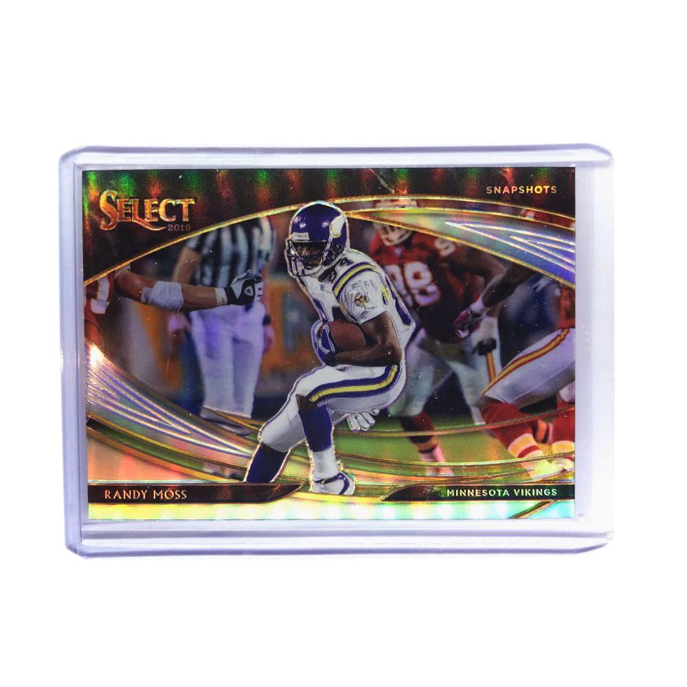 Randy Moss 2019 Panini Select NFL Prizm Snapshots Card