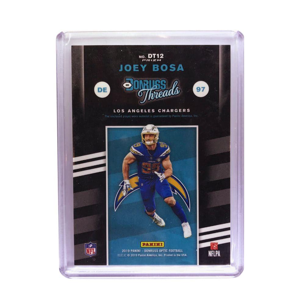 Joey Bosa Los Angeles Chargers 2019 Panini Donruss Optic NFL Threads Patch Card