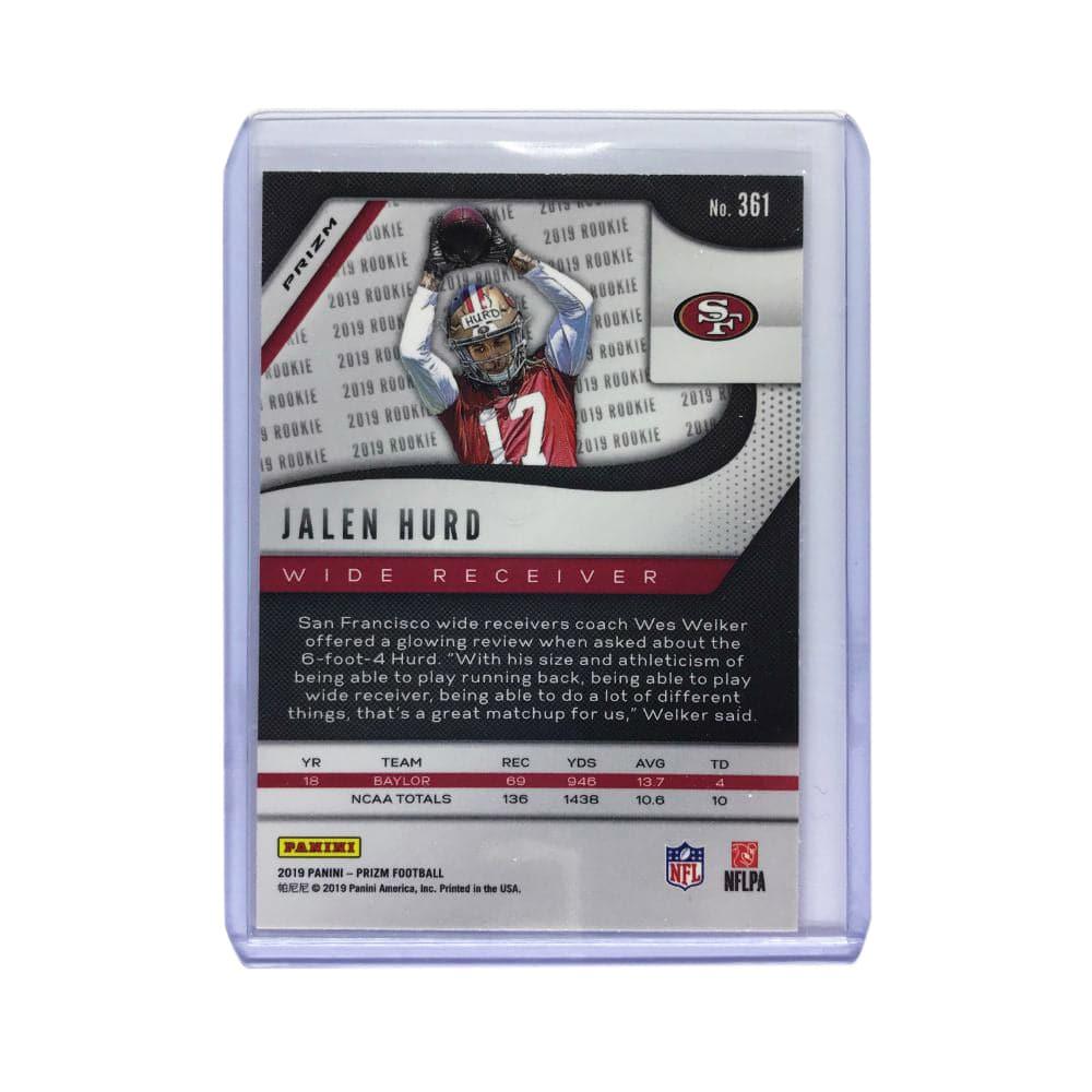 Jalen Hurd San Francisco 49ers 2019 Panini Prizm NFL Rookie Silver Card