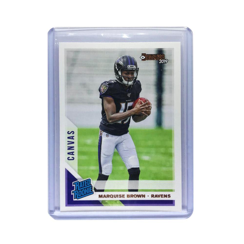 Marquise Brown Baltimore Ravens 2019 Donruss NFL Canvas Rated Rookie Card