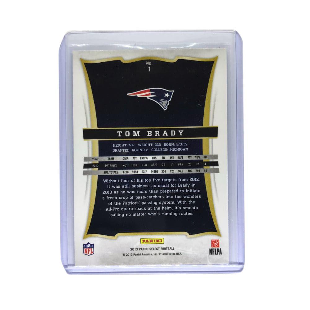 Tom Brady New England Patriots 2013 Panini Select NFL Base Card