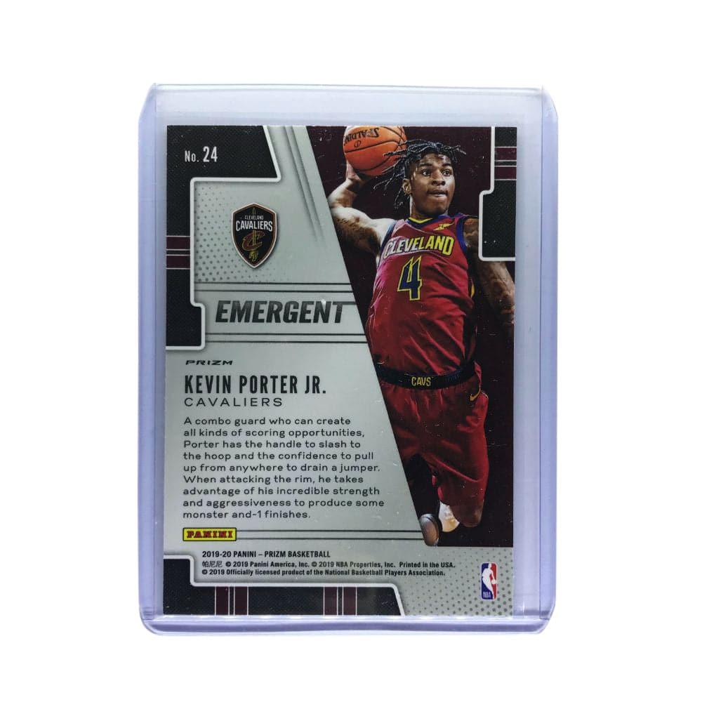 Kevin Porter Jr. Cleveland Cavaliers 2019-20 Panini Prizm NBA Emergent Silver Rookie Card