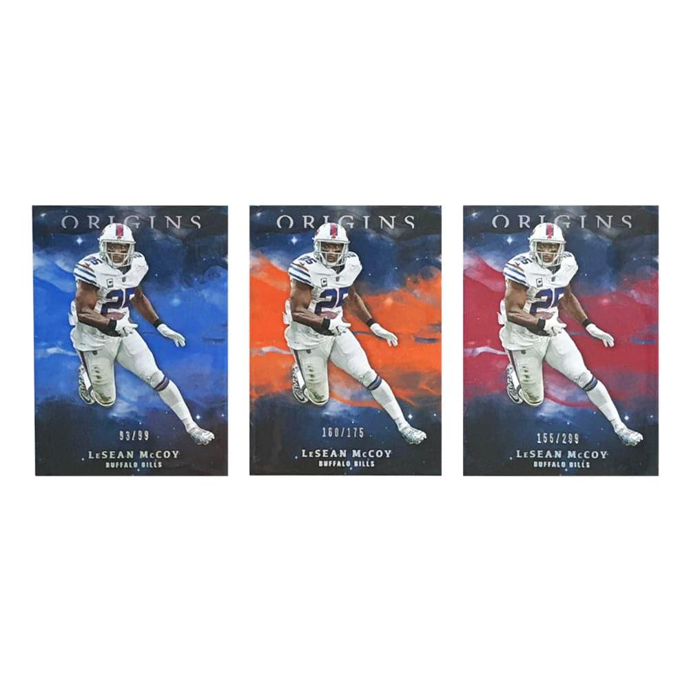 LeSean McCoy Buffalo Bills Panini NFL 3 Numbered Origins Card Set