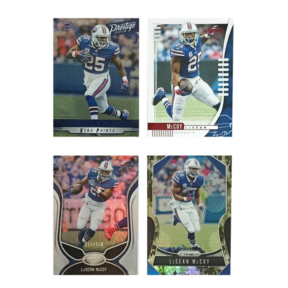 LeSean McCoy Buffalo Bills Panini NFL 4 Parallel Card Set