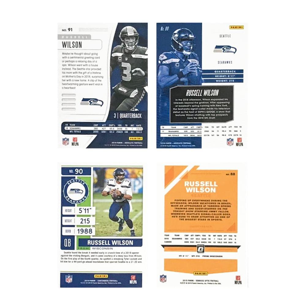 Russell Wilson Seattle Seahawks 2019 Panini NFL Base Card Set