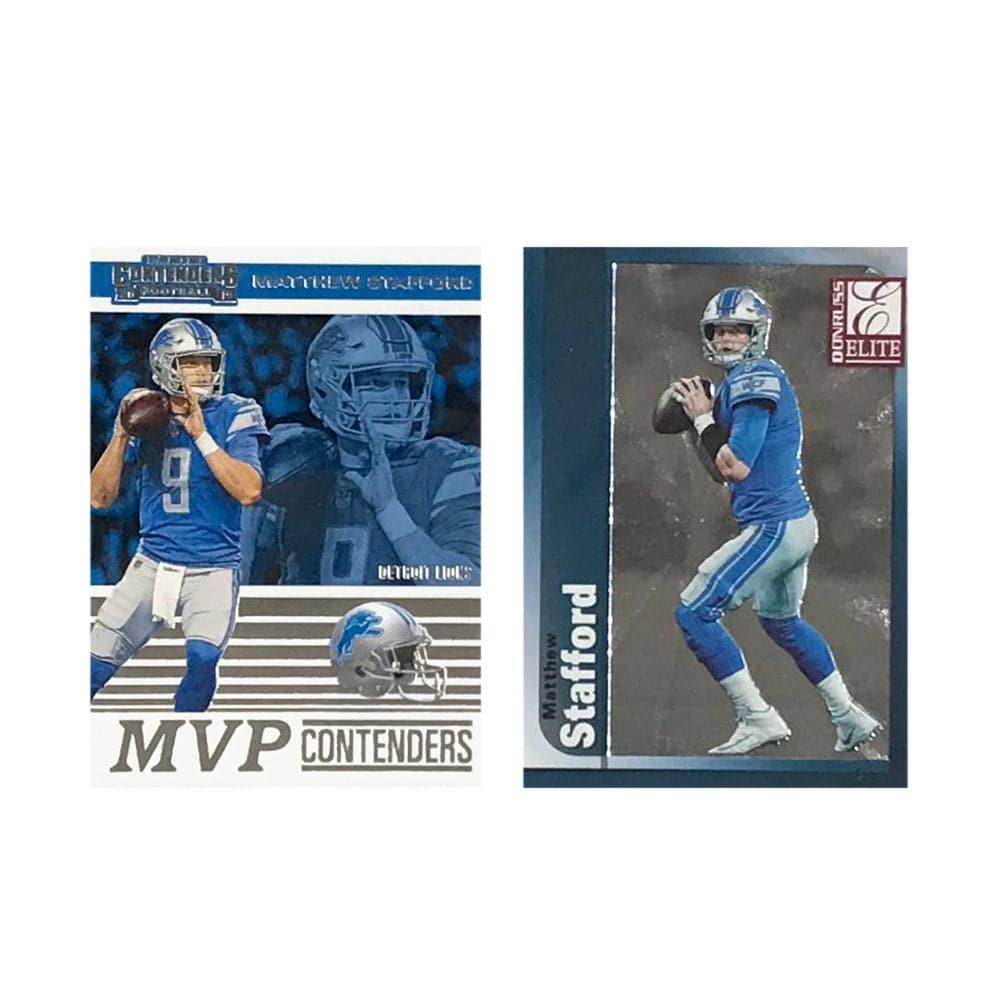 Matthew Stafford Detroit Lions 2019 Panini NFL 2 Insert Card Set