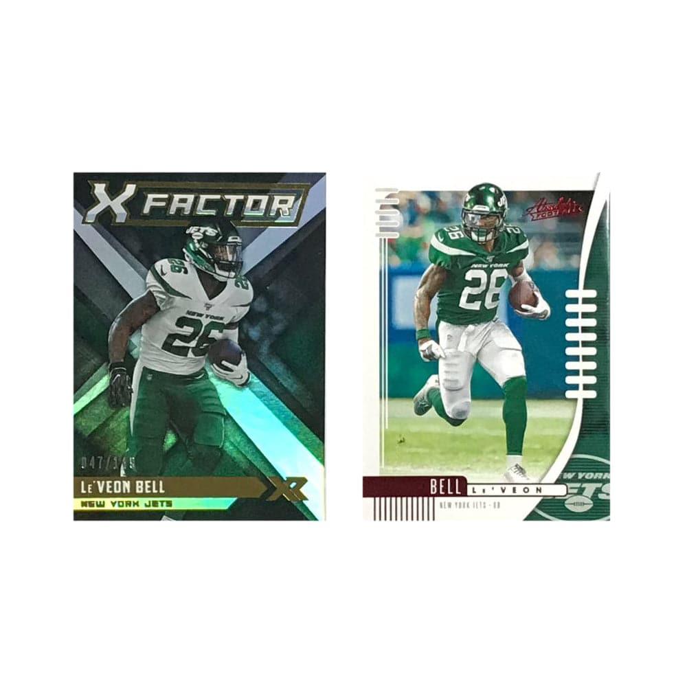 LeVeon Bell New York Jets 2019 Panini NFL 2 Insert Card Set