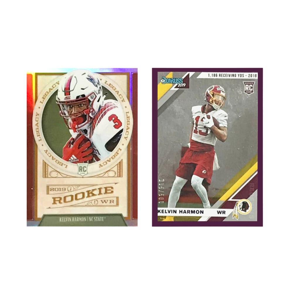 Kelvin Harmon Washington Football Team 2019 Panini NFL 2 Insert Rookie Card Set