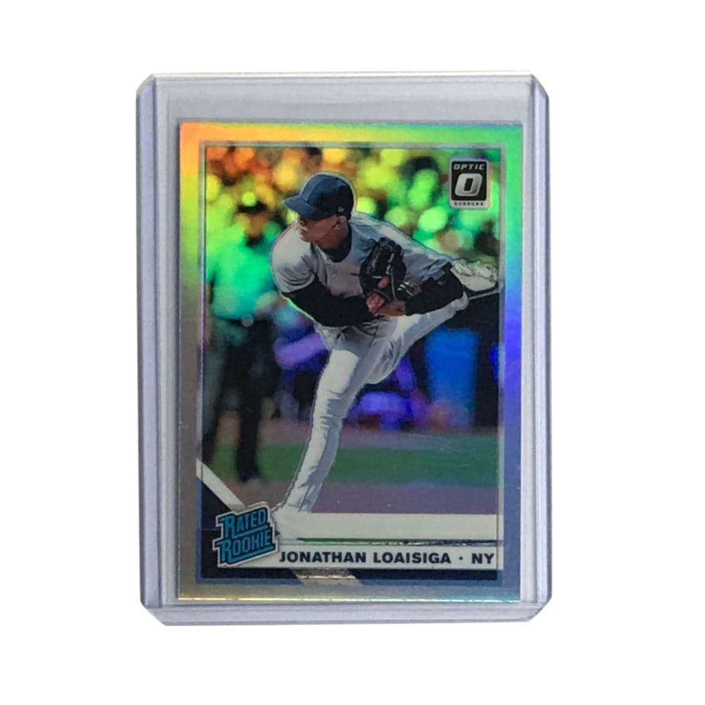 Jonathan Loaisiga New York Yankees 2019 Panini Optic MLB Silver Rated Rookie Card