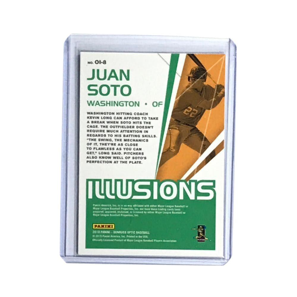 Juan Soto Washington Nationals 2019 Panini Optic MLB Illusions OI-8 Card