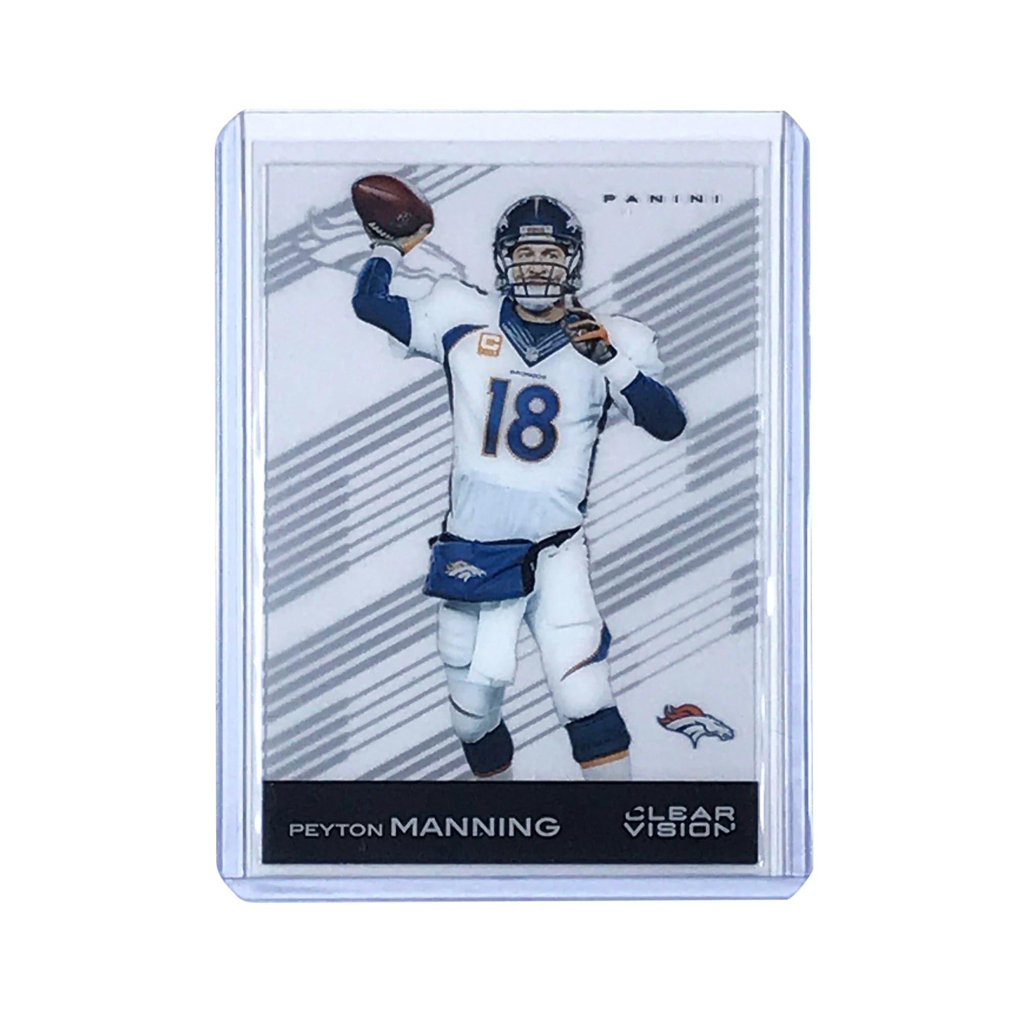 Peyton Manning Denver Broncos 2015 Panini Clear Vision NFL Card