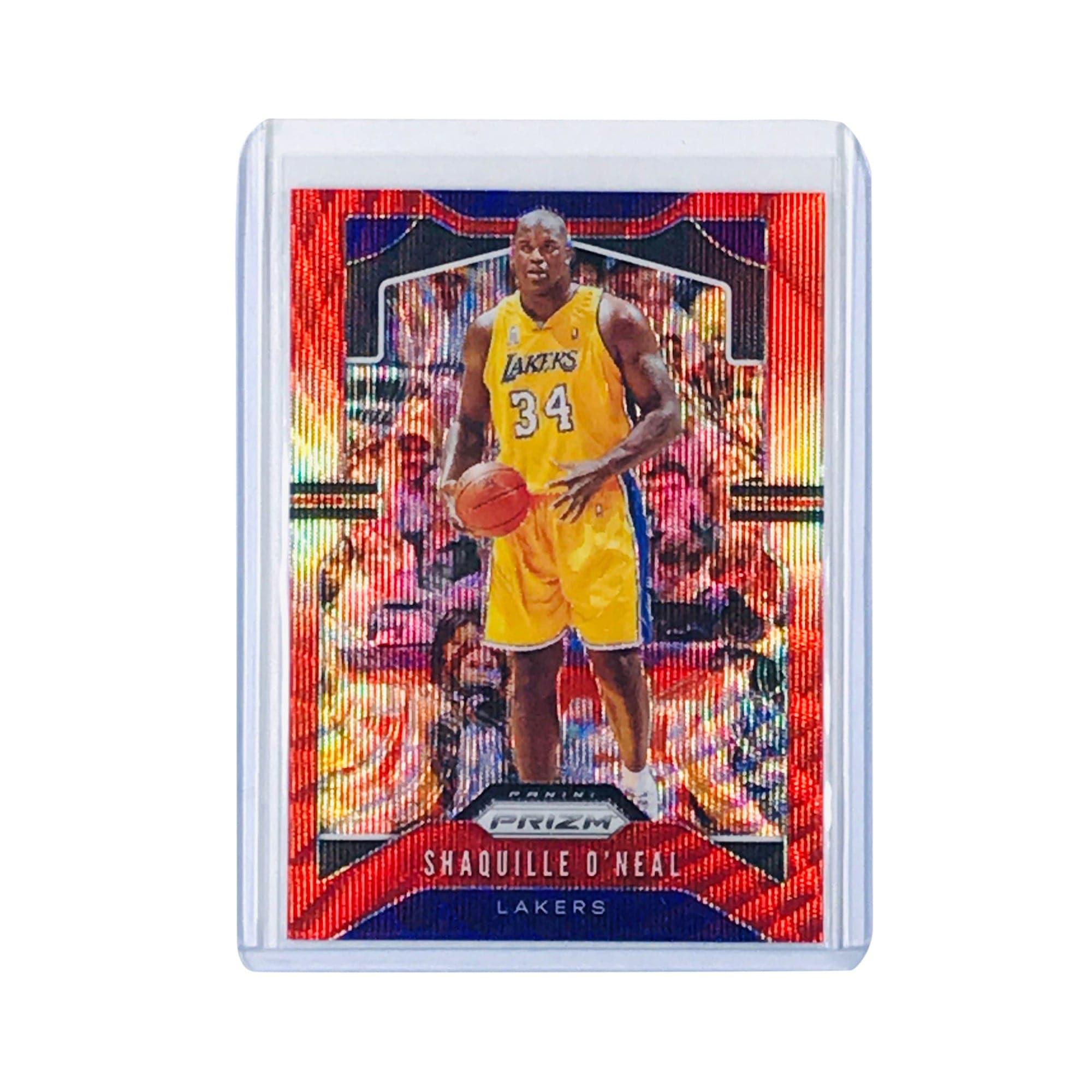 Shaquille O'Neal Los Angeles Lakers 2019-20 Panini Prizm NBA Red Wave Card