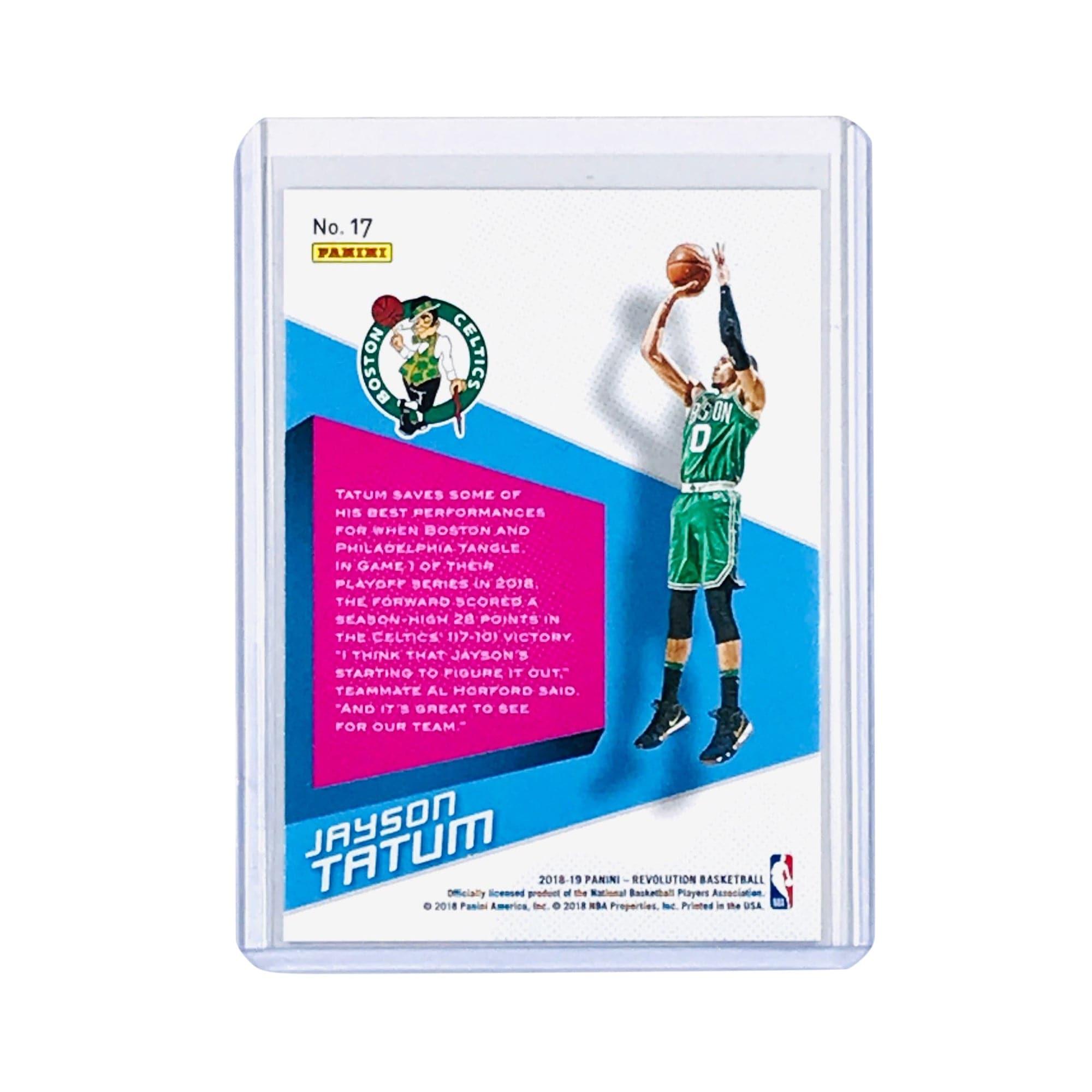 Jayson Tatum Boston Celtics 2019-20 Panini Revolution NBA Shock Wave Card