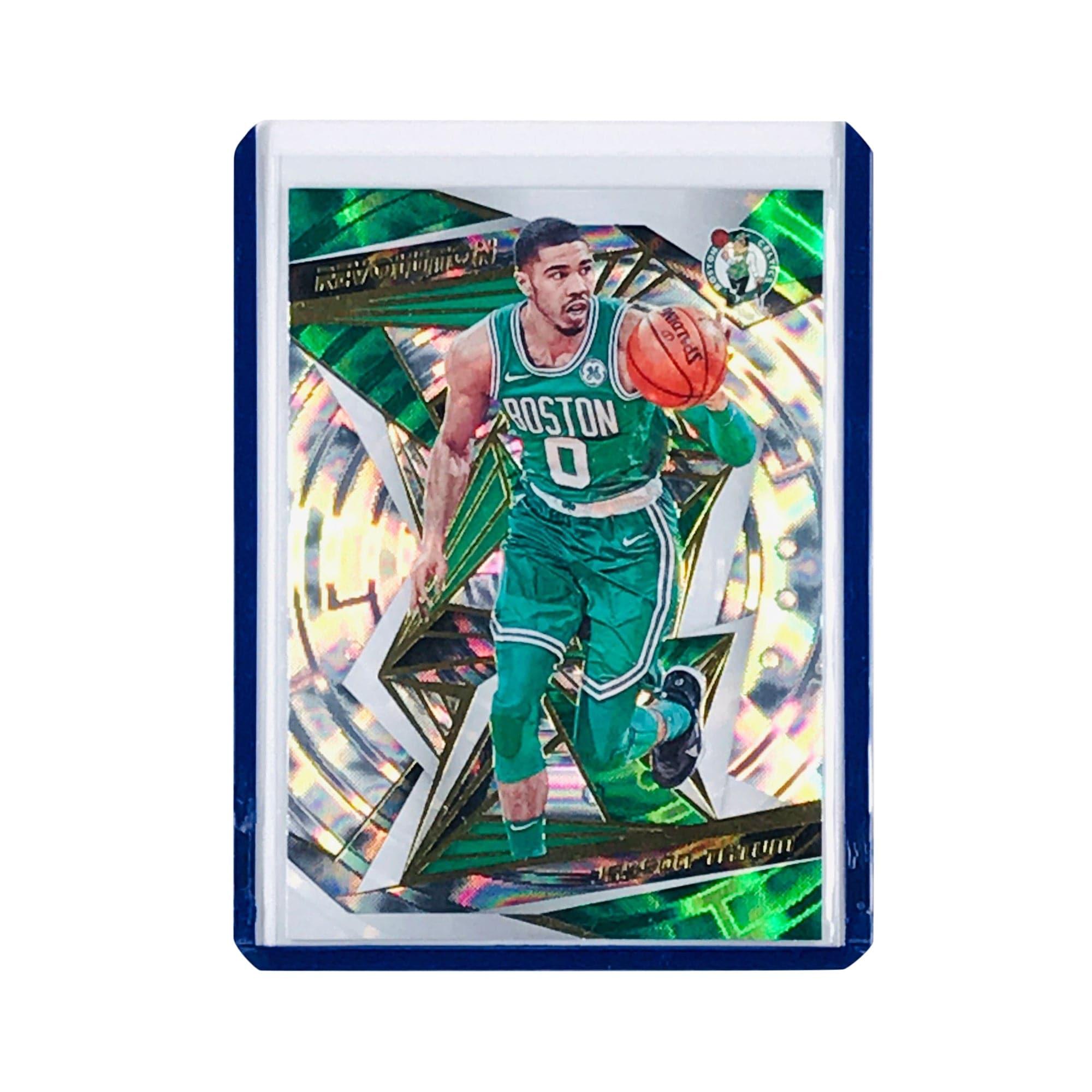 Jayson Tatum Boston Celtics 2018-19 Panini Revolution NBA Fractal 75 Card