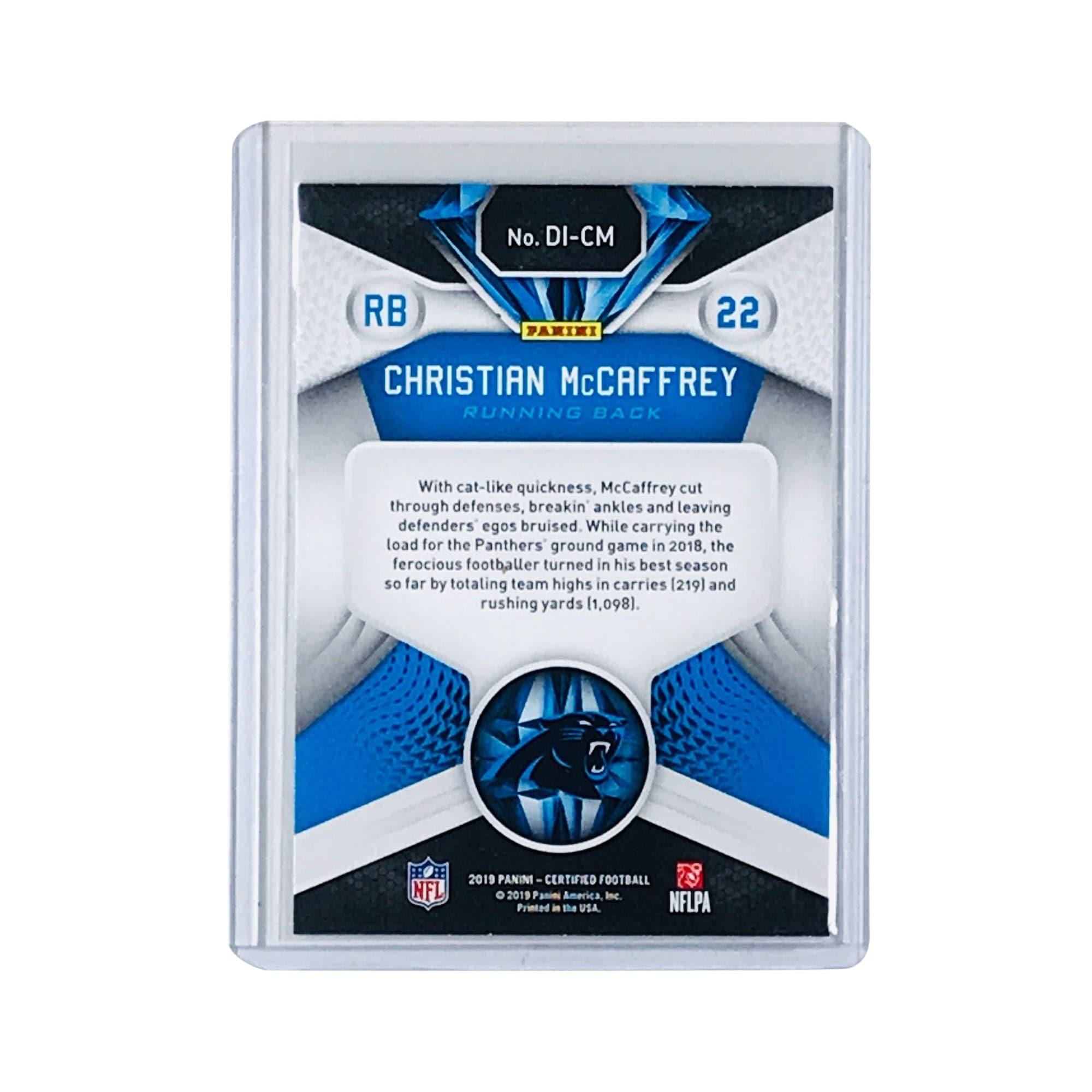 Christian McCaffrey Carolina Panthers 2019 Panini NFL Certified Diamonds