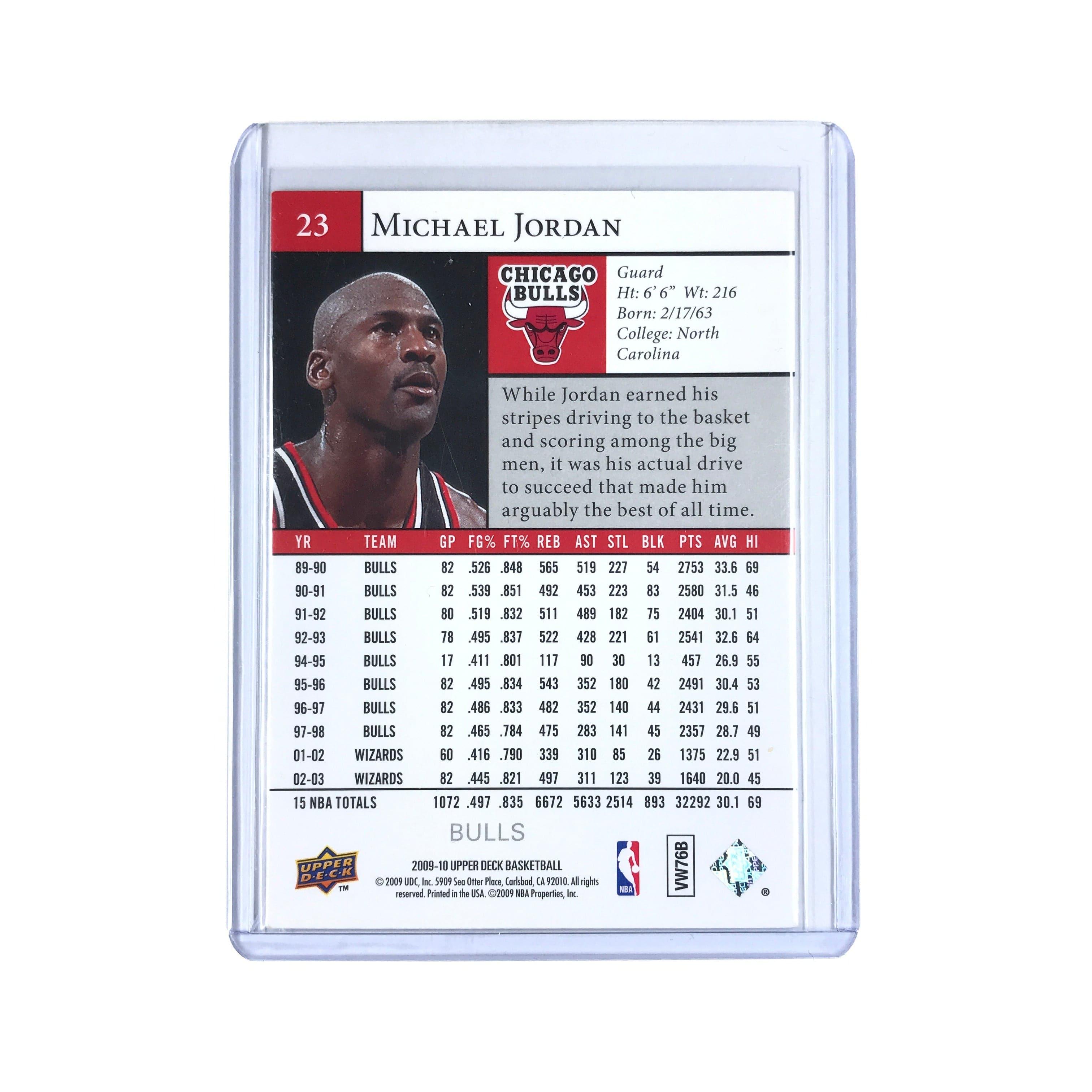 Michael Jordan 2009-10 Upper Deck NBA 23 Base Card