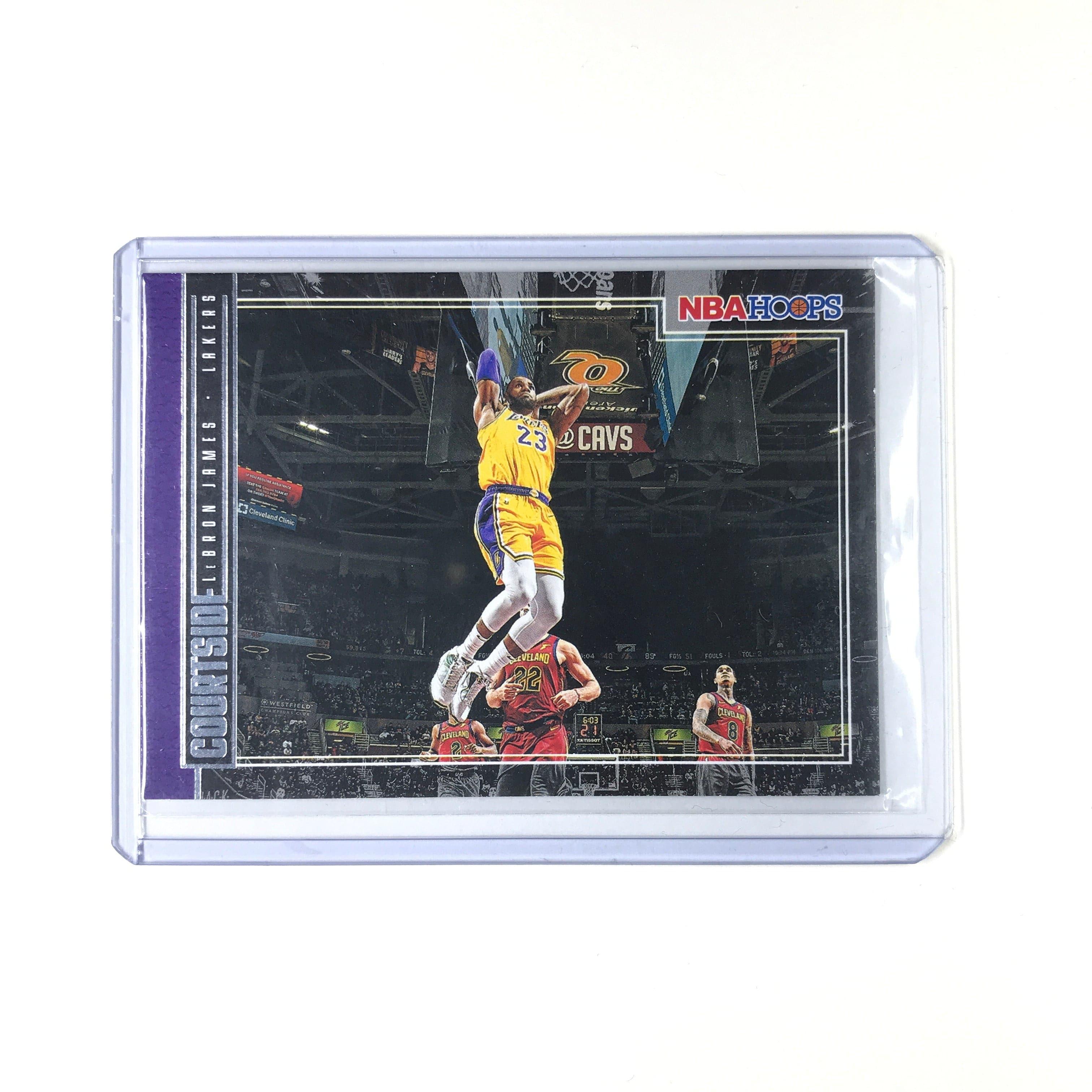 LeBron James Los Angeles Lakers Panini 19-20 NBA Hoops Courtside Insert Card