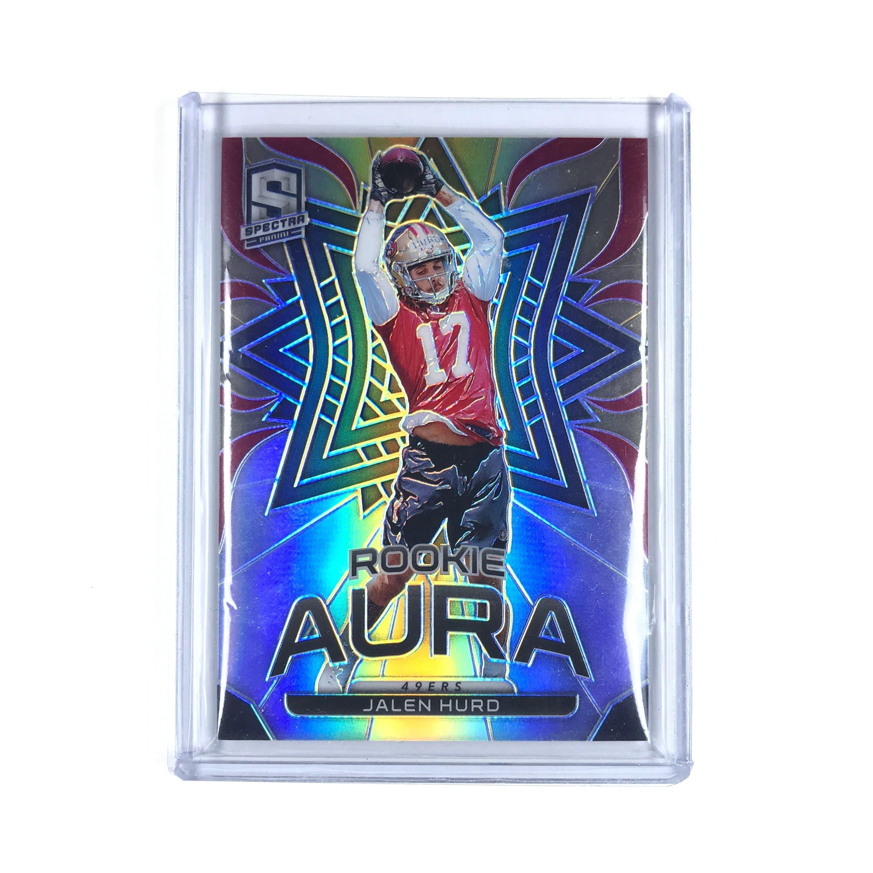 Jalen Hurd San Francisco 49ers 2019 Panini Spectra NFL Rookie Aura /99 Card