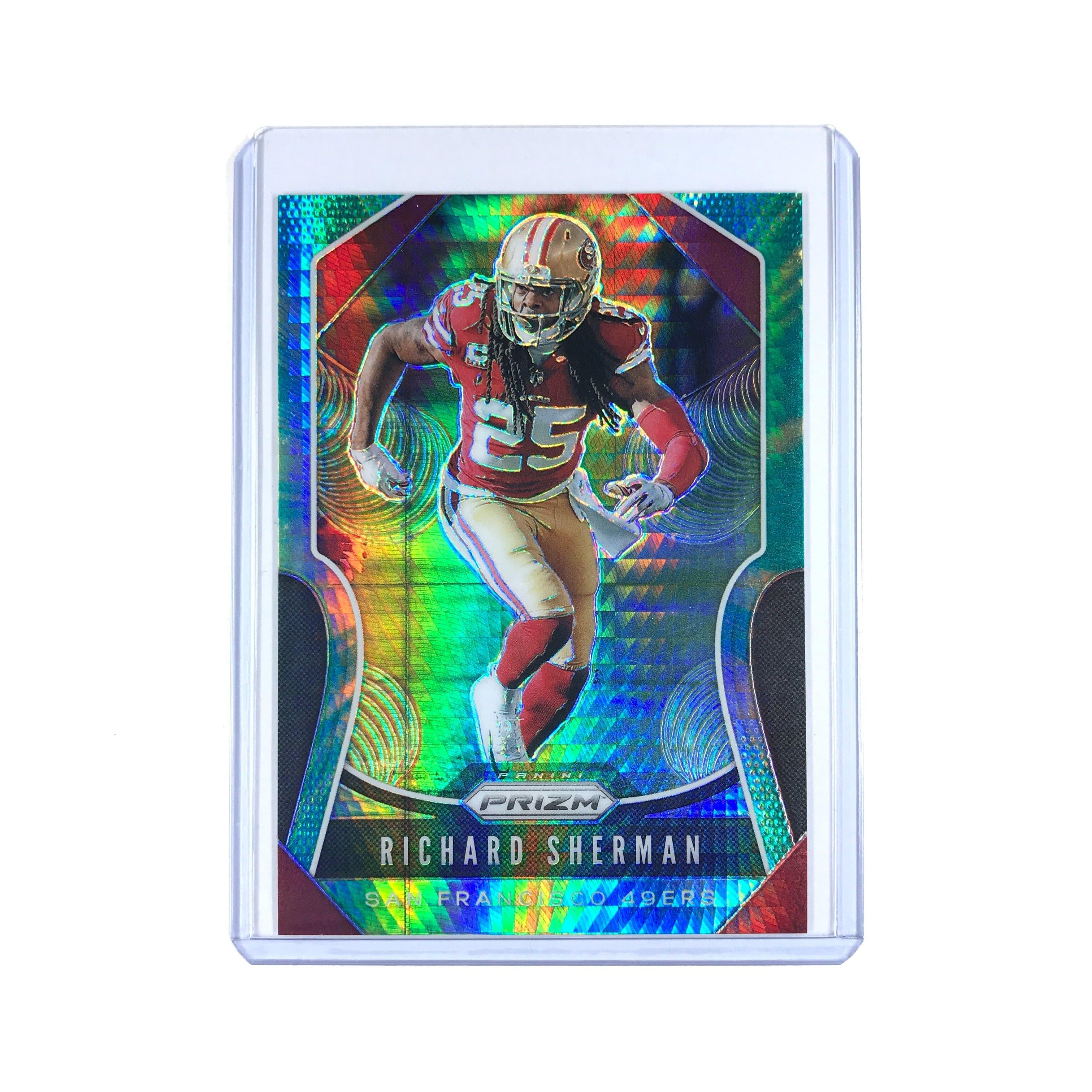 Richard Sherman San Francisco 49ers 2019 Panini Prizm NFL Hyper /175 Card