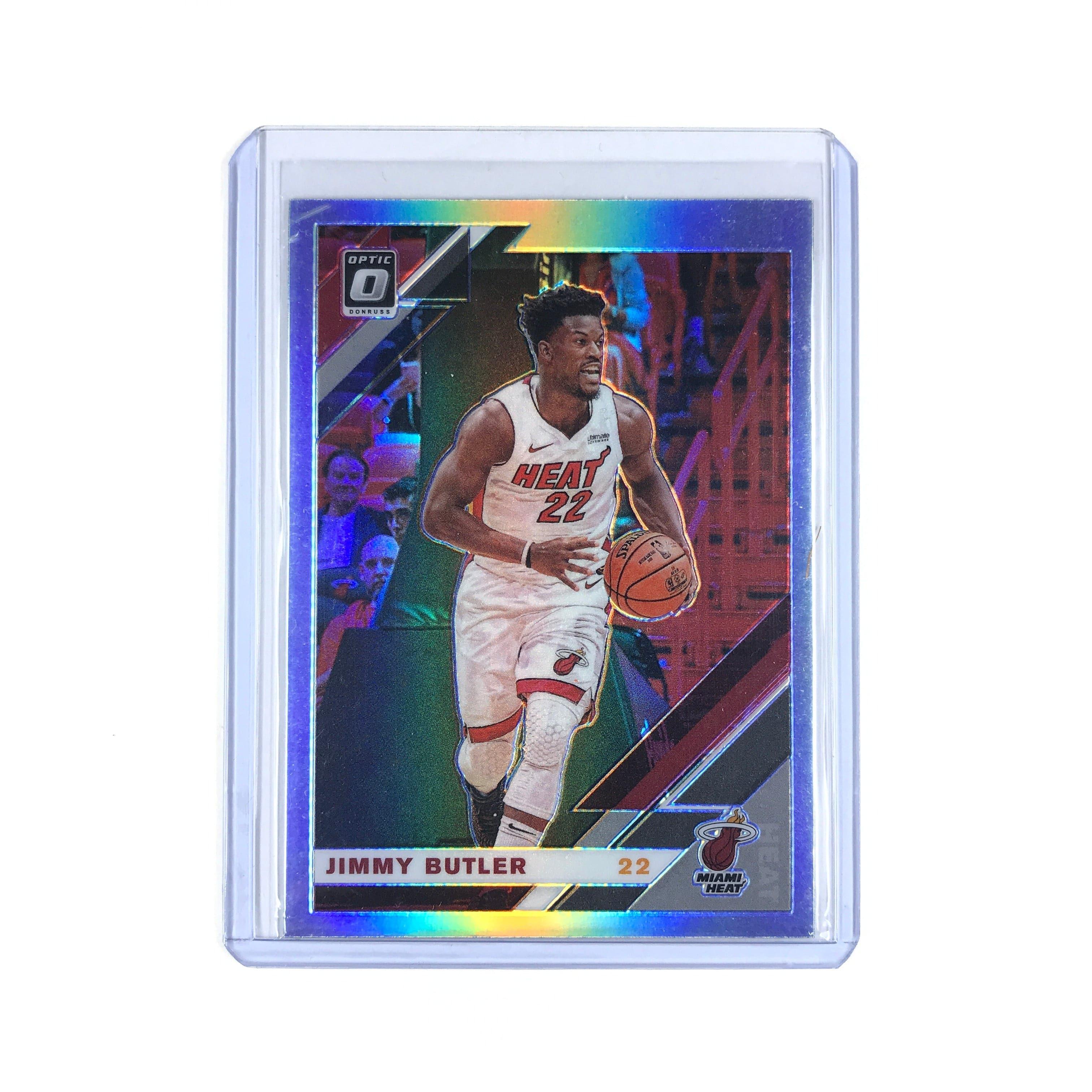 Jimmy Butler Miami Heat 2019-20 Panini Donruss Optic NBA Silver Holo 11 Card