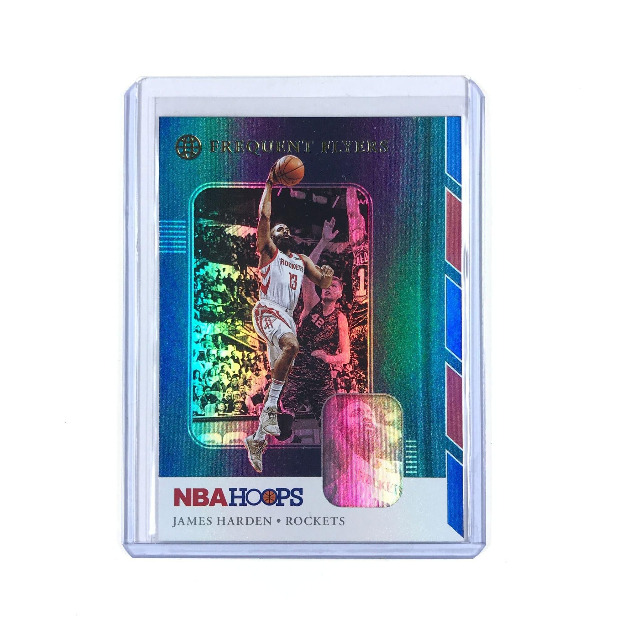 James Harden Houston Rockets 2019-20 Panini Hoops NBA Frequent Flyers Holo Card