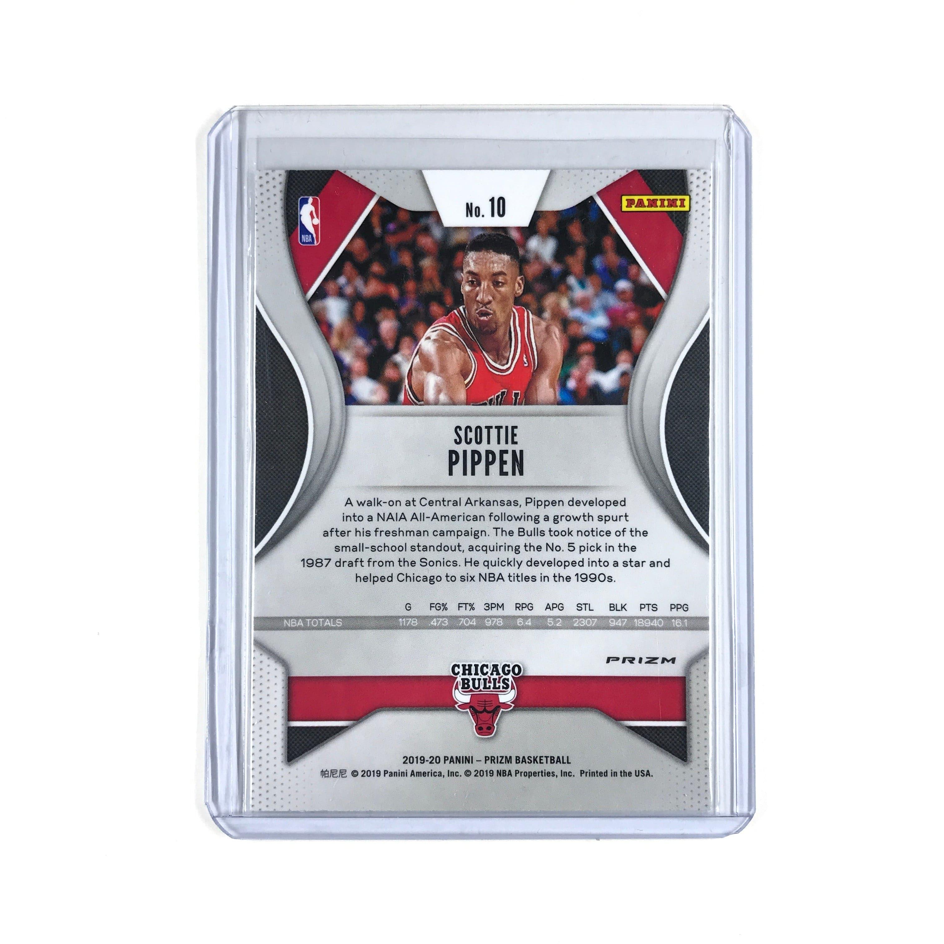 Scottie Pippen Chicago Bulls 2019-20 Panini Prizm NBA Green Card