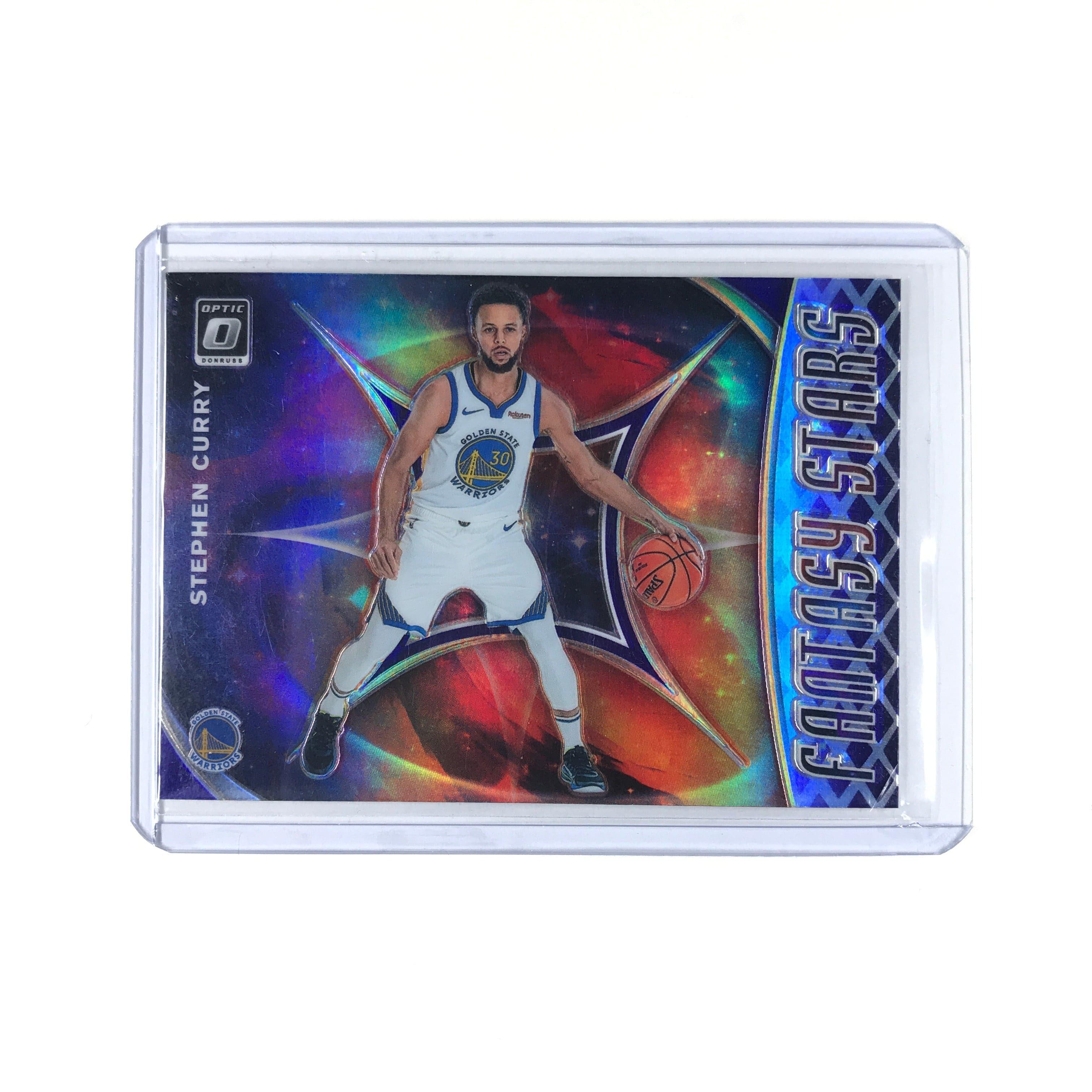 Steph Curry Golden State Warriors 2019-20 Panini Optic NBA Fantasy Stars Prizm Card