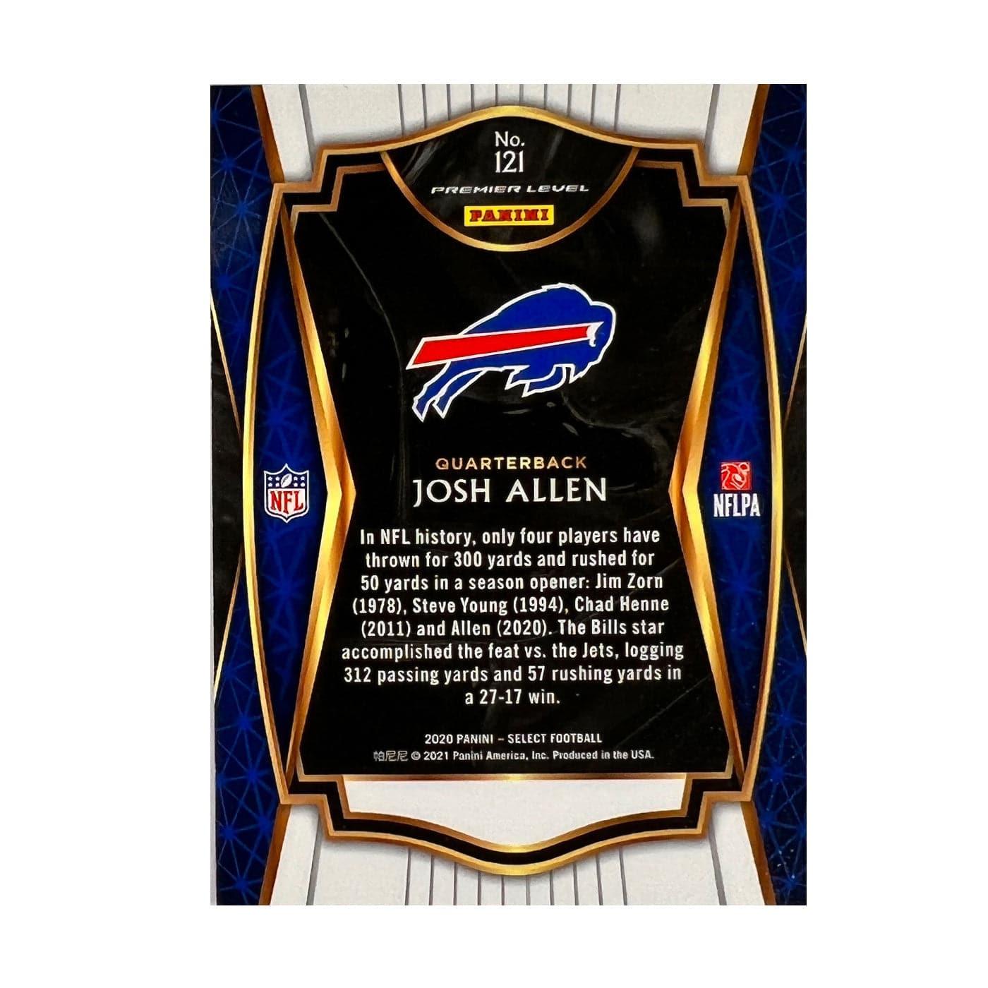 Josh Allen Buffalo Bills Panini NFL 20 Select Concourse Trading Card