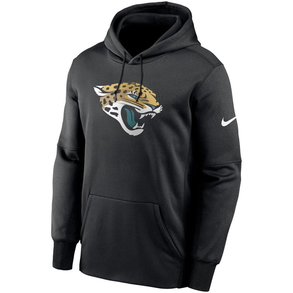 Jacksonville Jaguars Nike NFL Prime Logo Therma Hoodie Jumper - Black